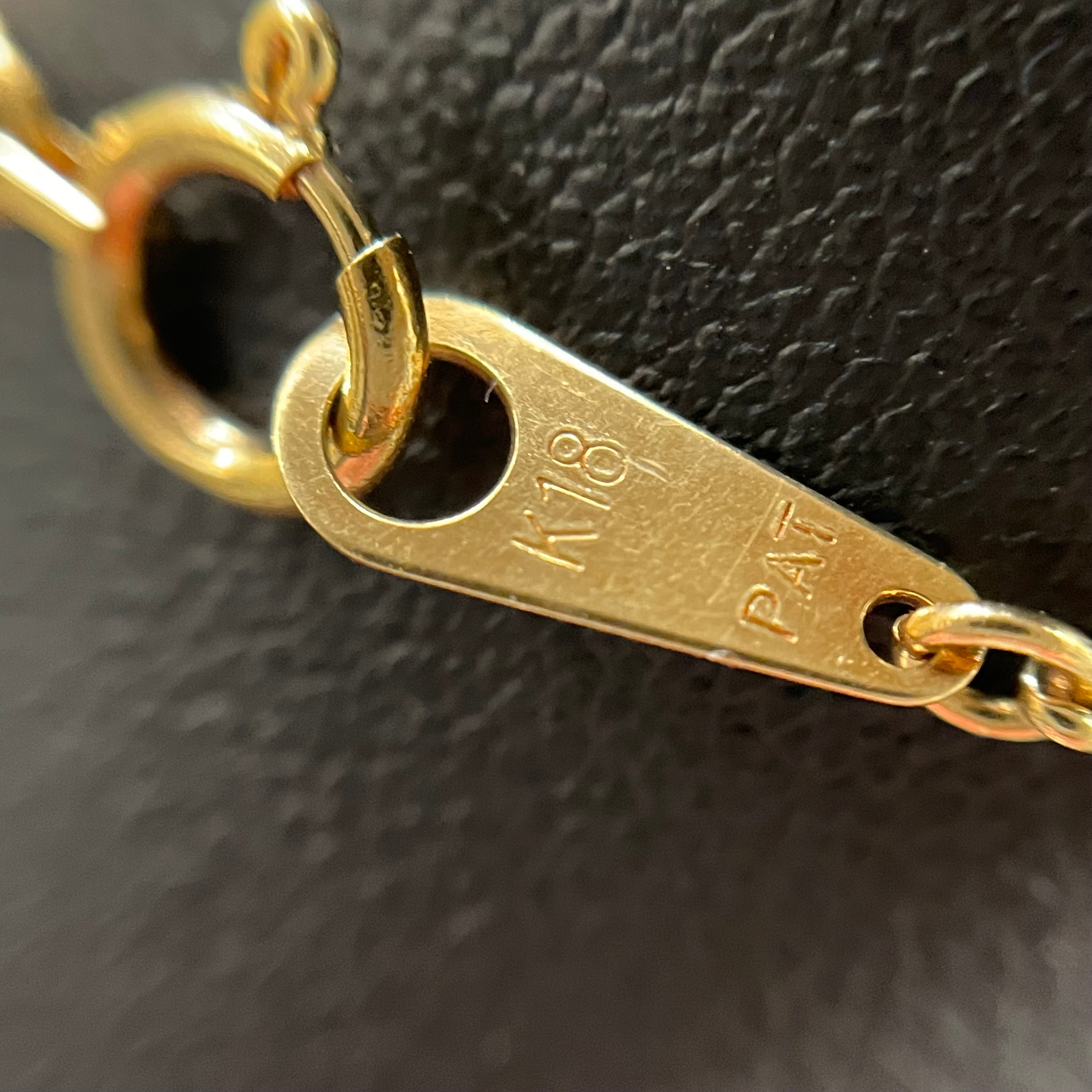 ノンブランド_ K18ネックレス_ ペリドット3.91ct/FD 0.09ct _中古品