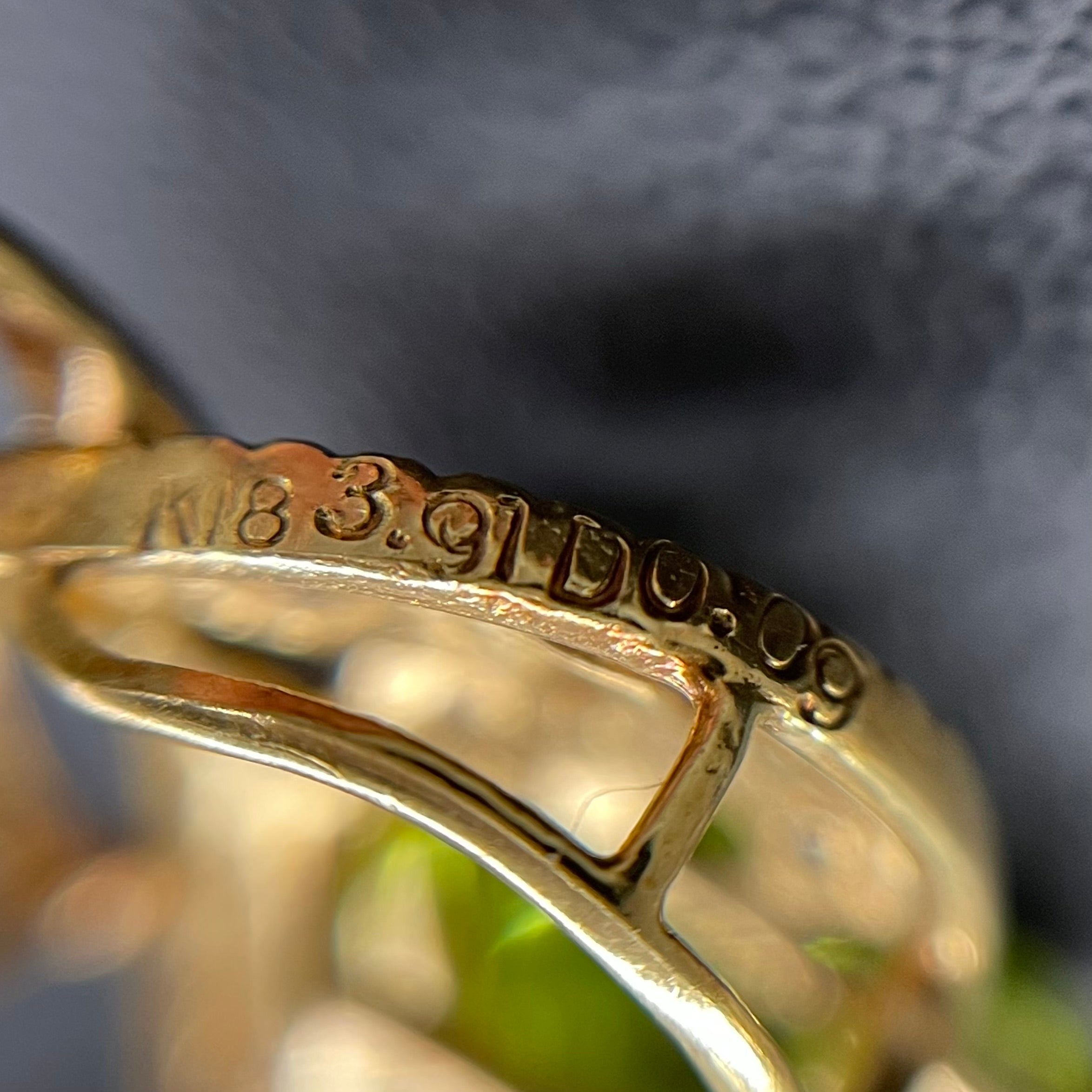 ノンブランド_ K18ネックレス_ ペリドット3.91ct/FD 0.09ct _中古品