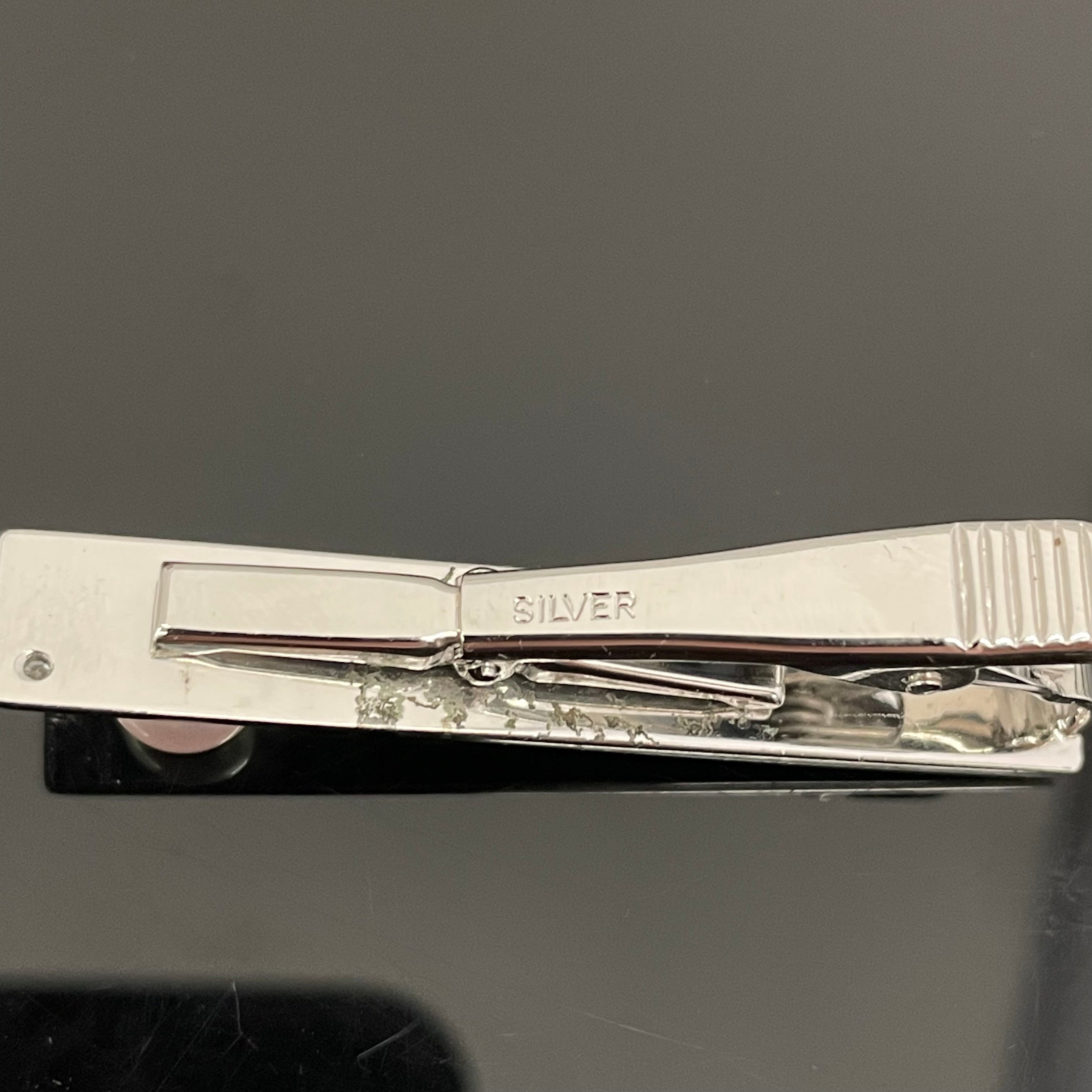 TASAKI_(田崎)_真珠タイピン&カフス set_ ダイヤ付き_中古品