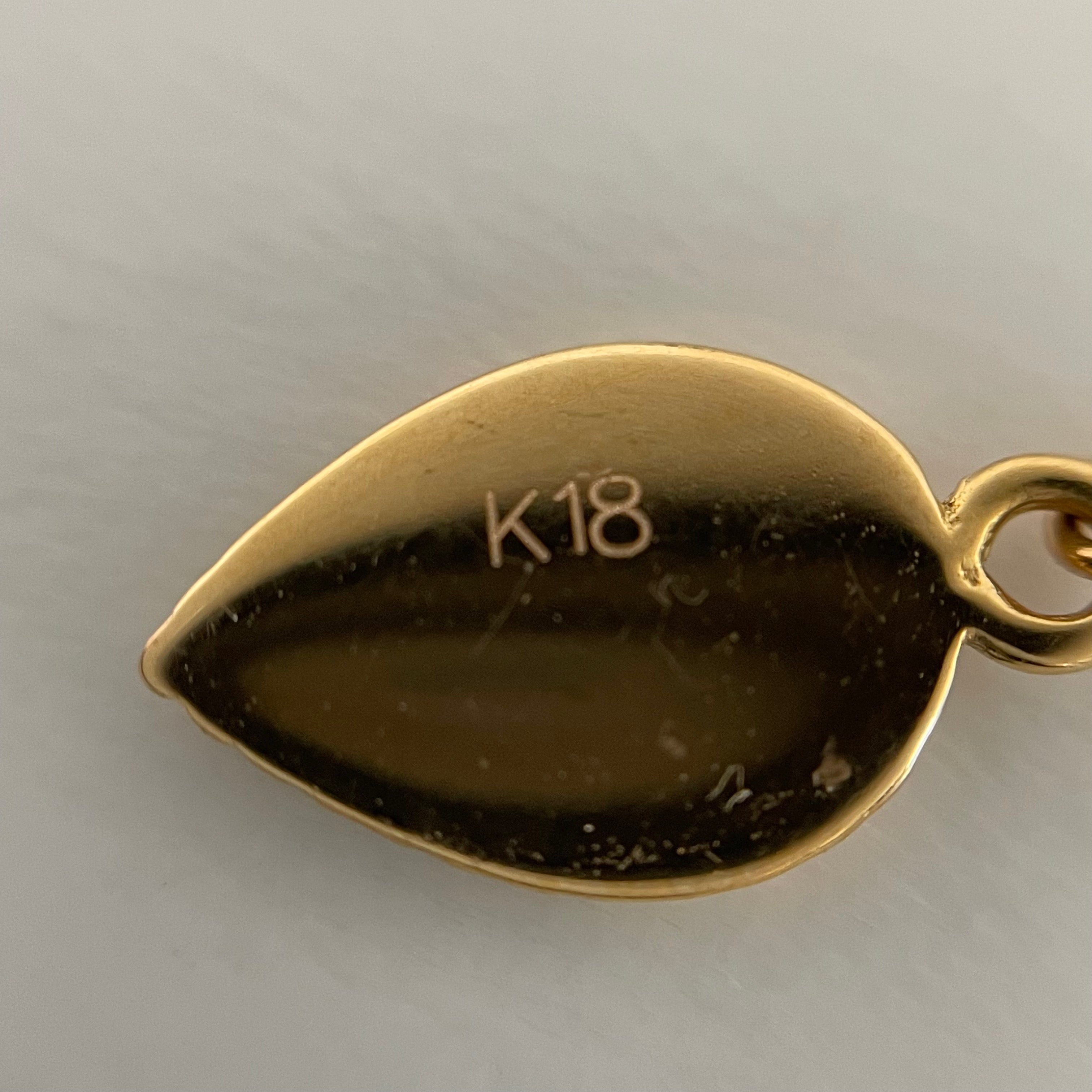 Chiffon Garden _(シフォンガーデン)_K18フラワーモチーフネックレス _中古品