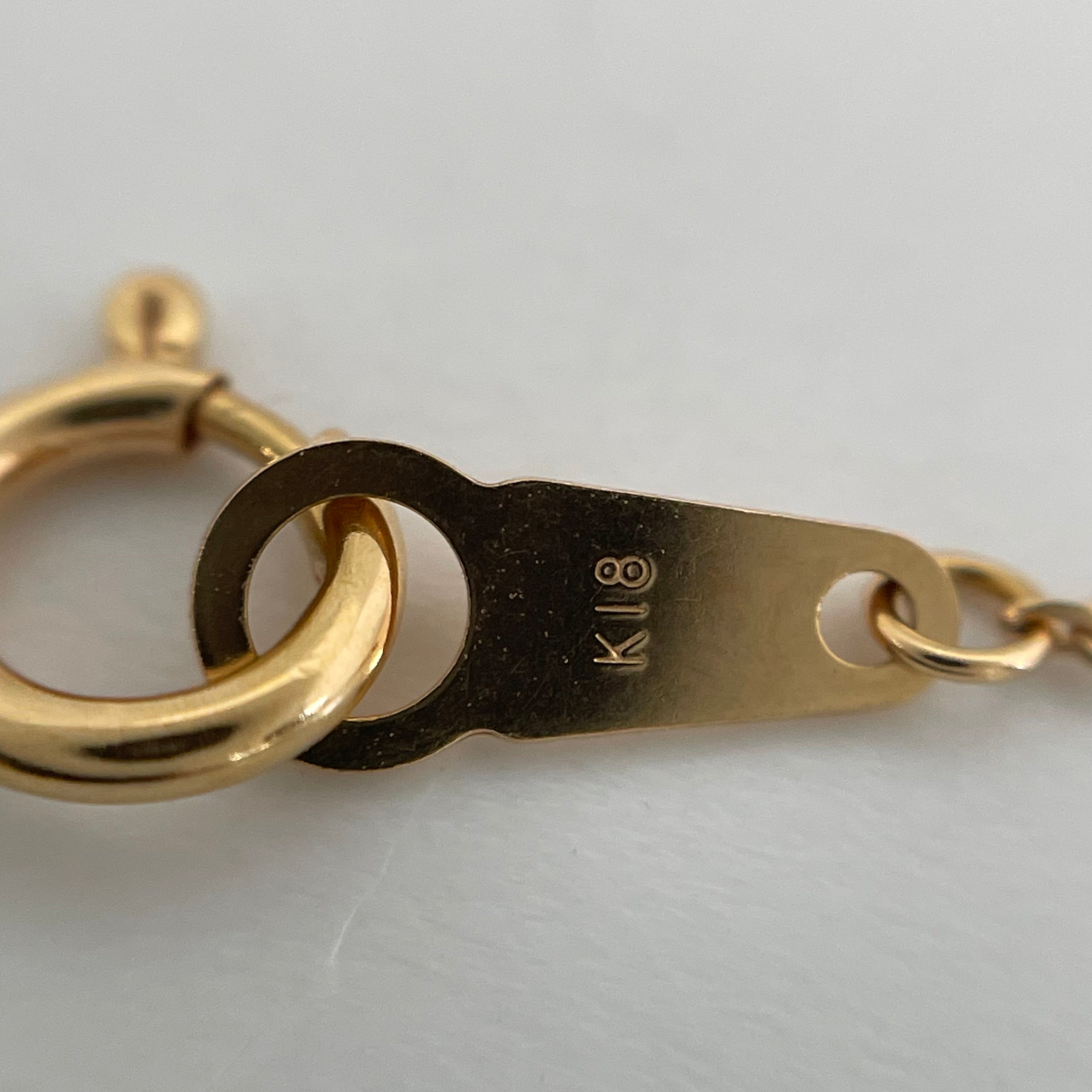 Chiffon Garden _(シフォンガーデン)_K18フラワーモチーフネックレス _中古品