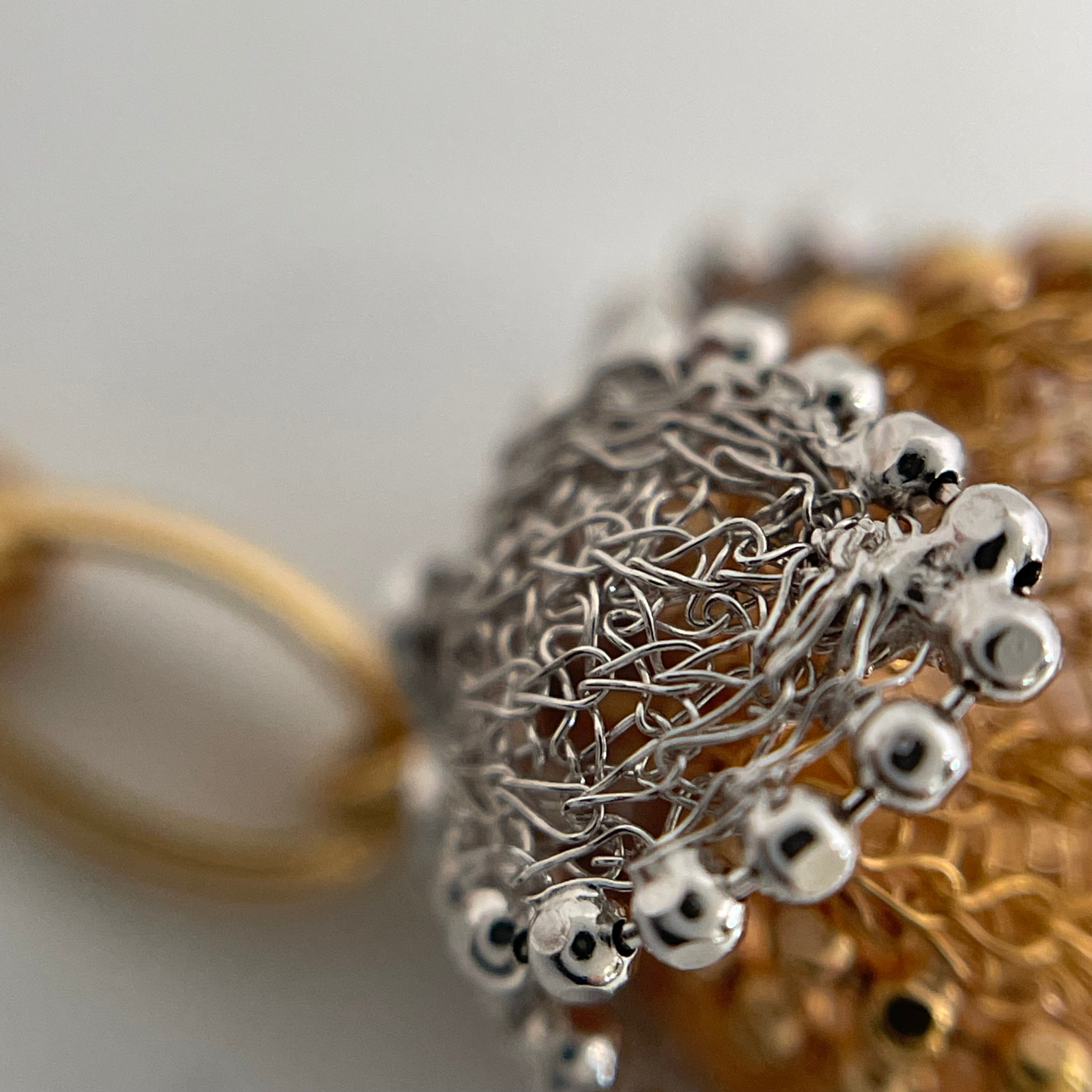 Chiffon Garden _(シフォンガーデン)_K18フラワーモチーフネックレス _中古品