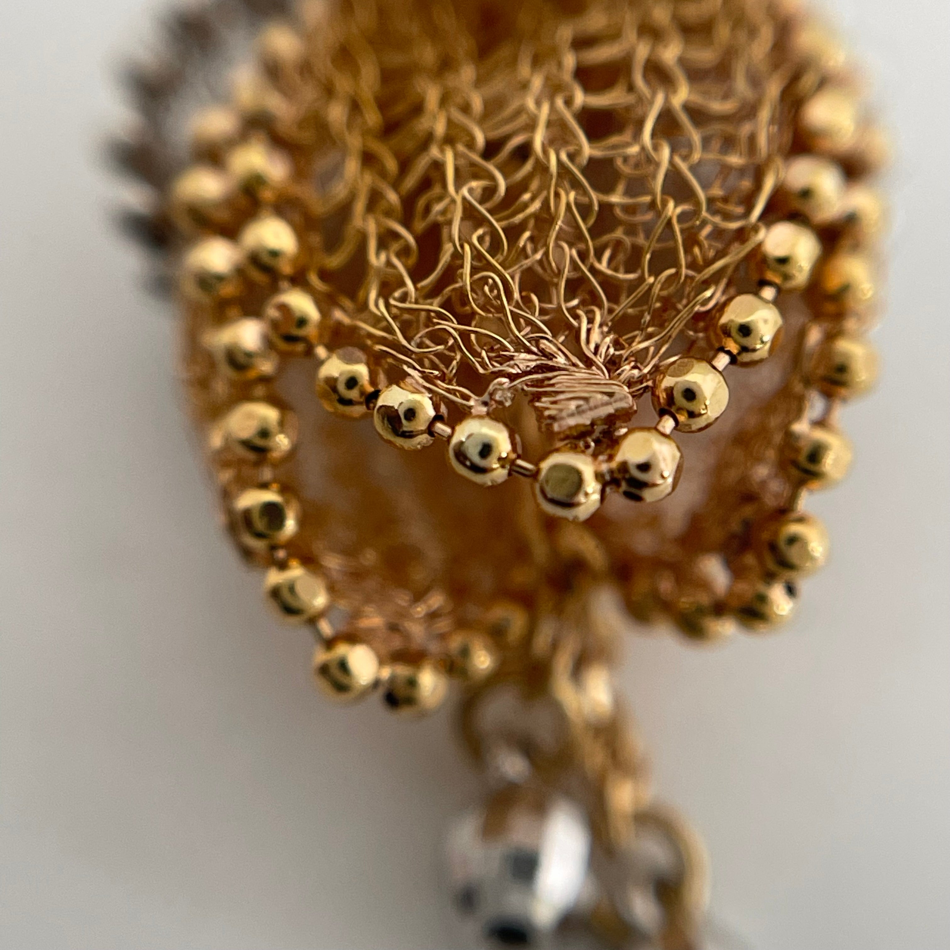 Chiffon Garden _(シフォンガーデン)_K18フラワーモチーフネックレス _中古品