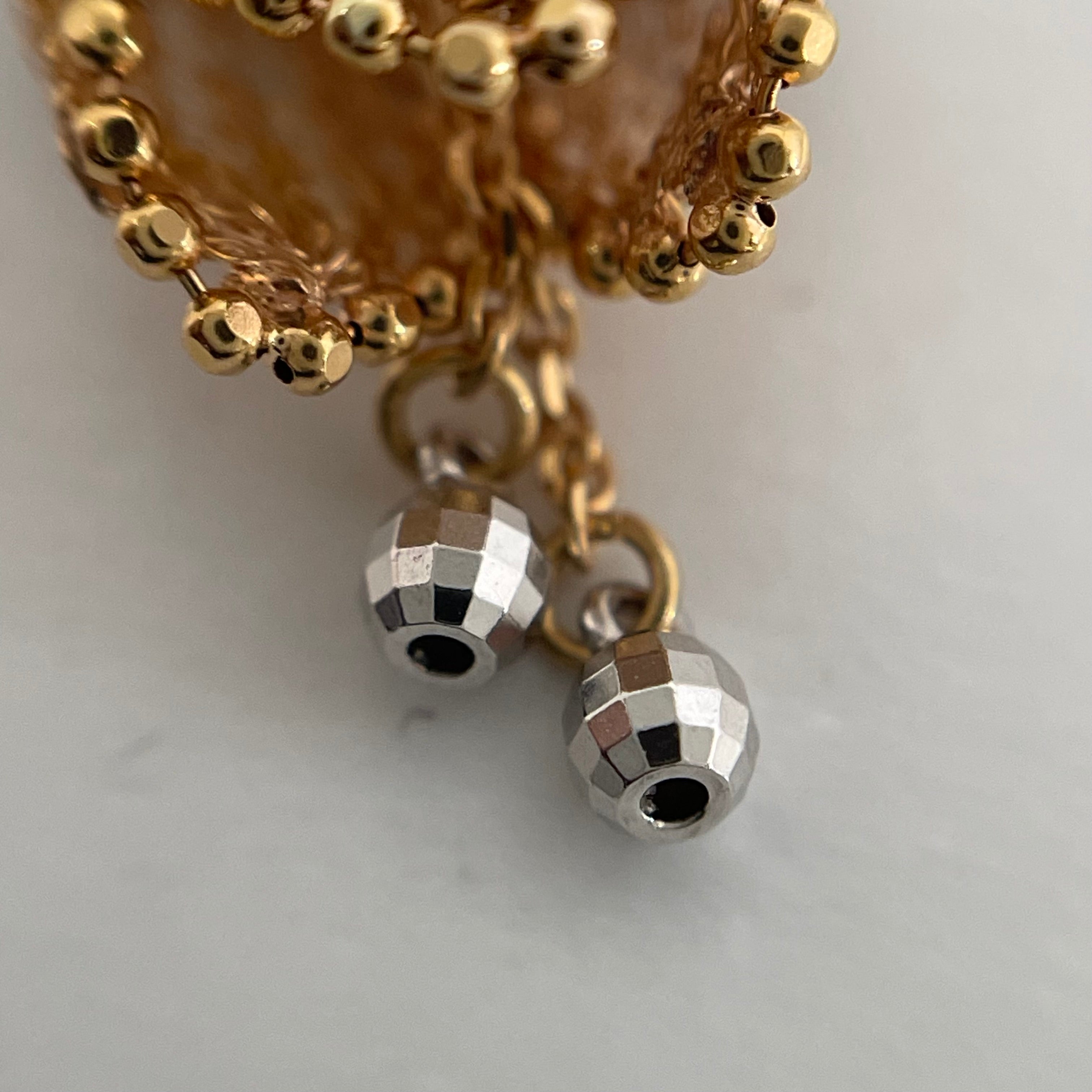 Chiffon Garden _(シフォンガーデン)_K18フラワーモチーフネックレス _中古品