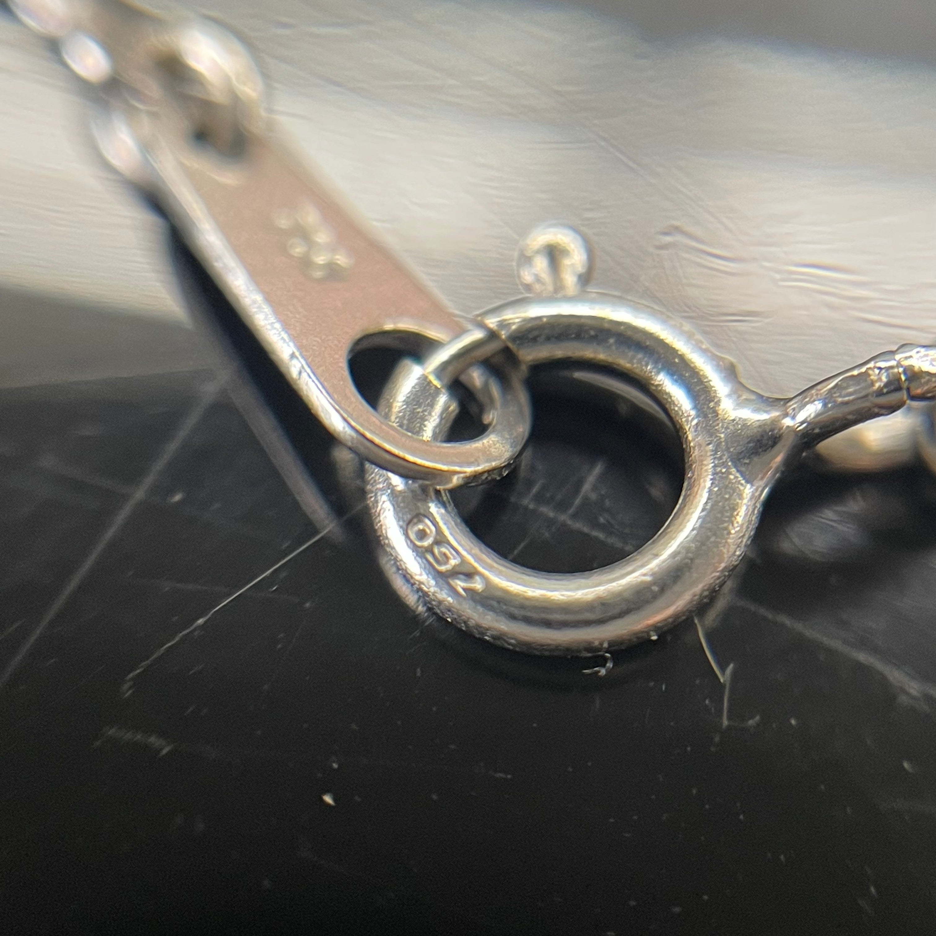 ノンブランド _K18WGネックレス _ダイヤモンド0.5ct _中古品