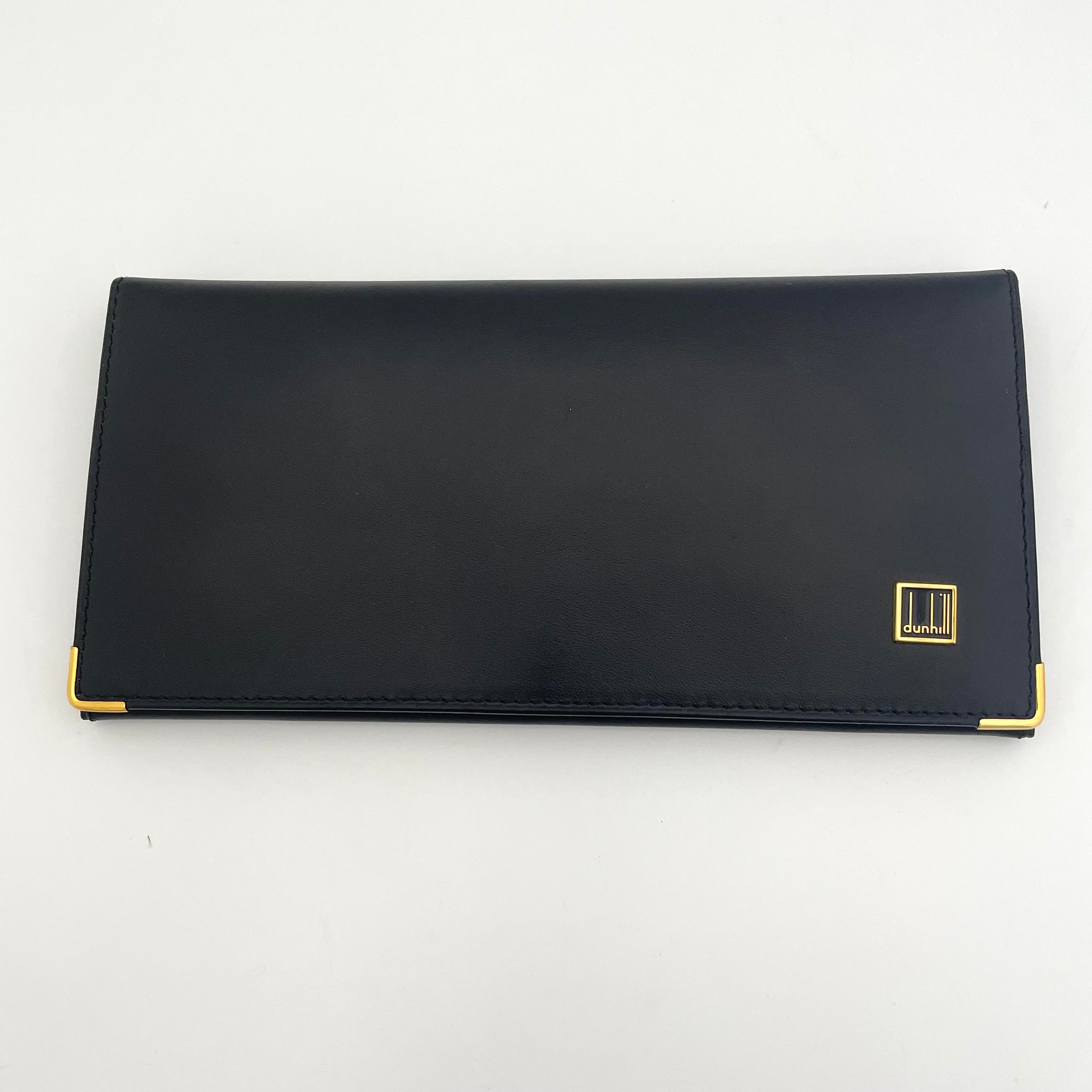 【送料無料】_ dunhill_(ダンヒル)_メンズ長財布 WD1380A _オックスフォードレザー _中古品