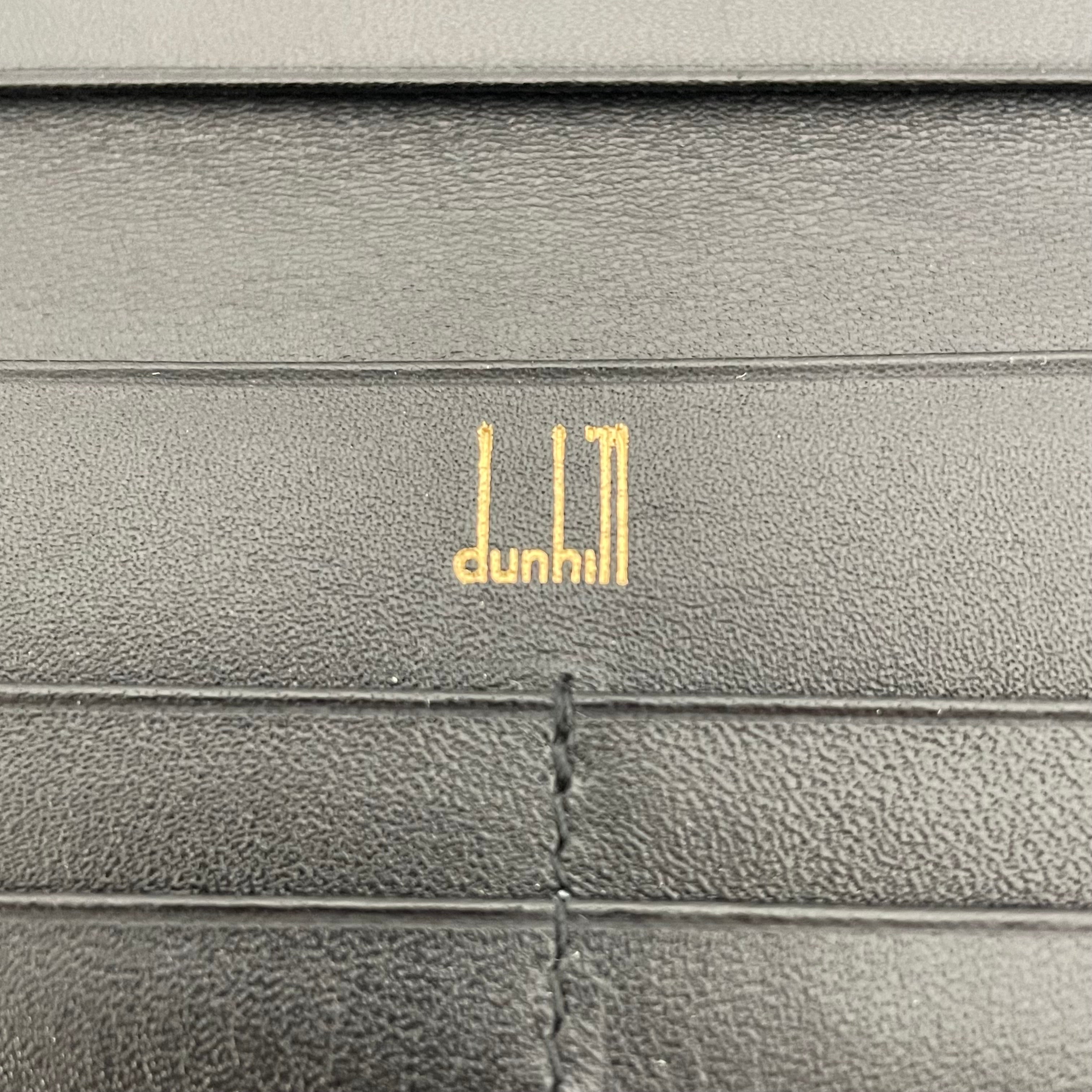 【送料無料】_ dunhill_(ダンヒル)_メンズ長財布 WD1380A _オックスフォードレザー _中古品