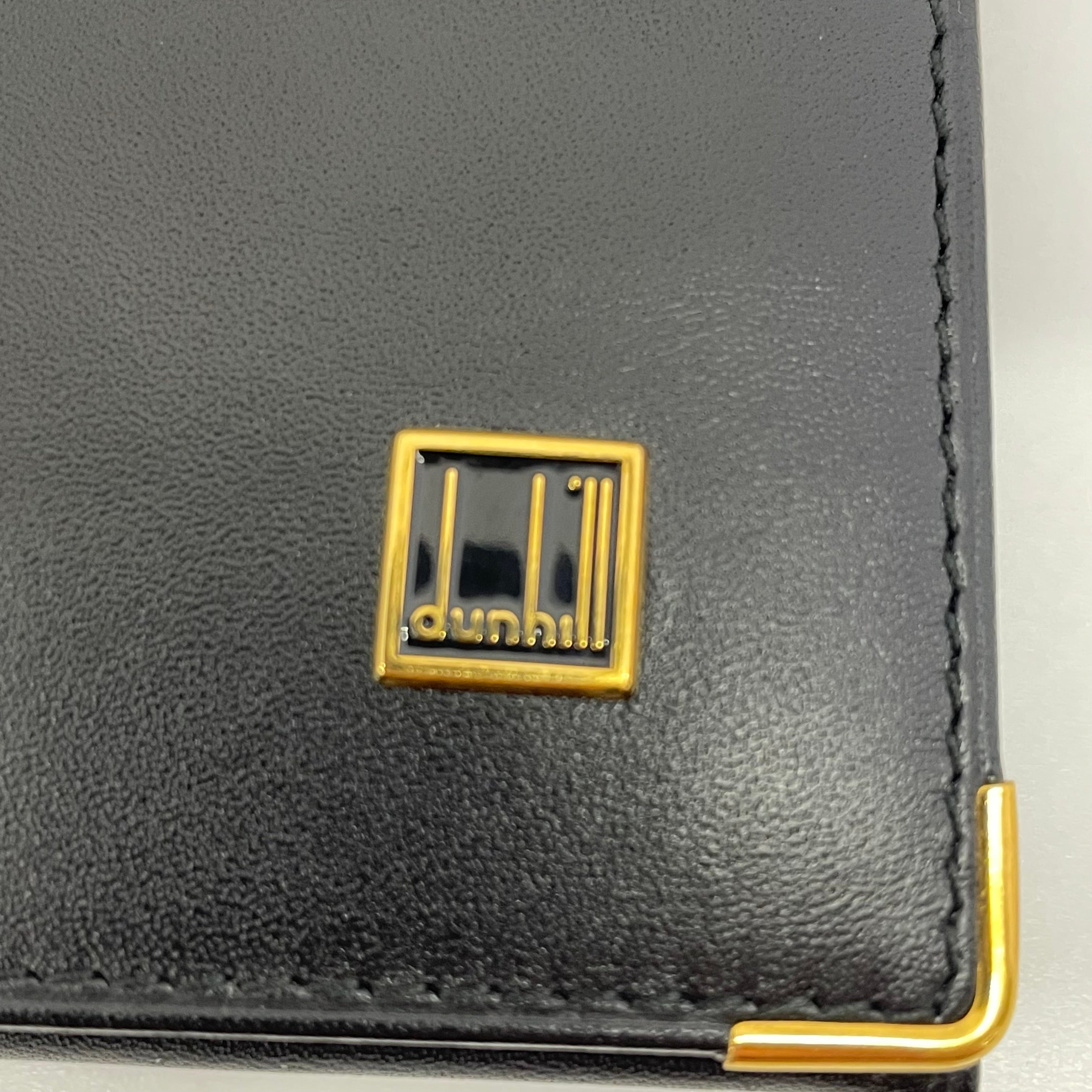 【送料無料】_ dunhill_(ダンヒル)_メンズ長財布 WD1380A _オックスフォードレザー _中古品