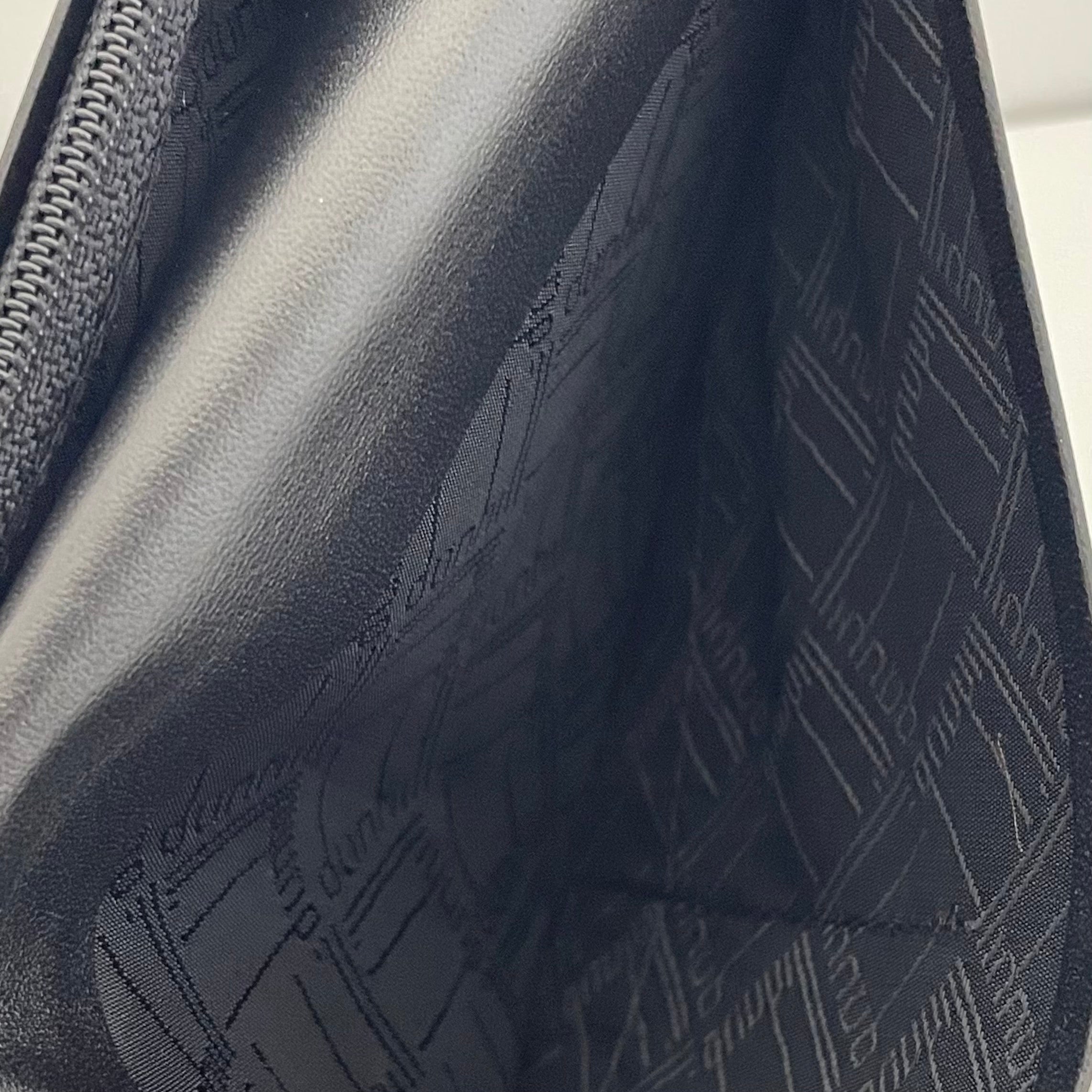 【送料無料】_ dunhill_(ダンヒル)_メンズ長財布 WD1380A _オックスフォードレザー _中古品