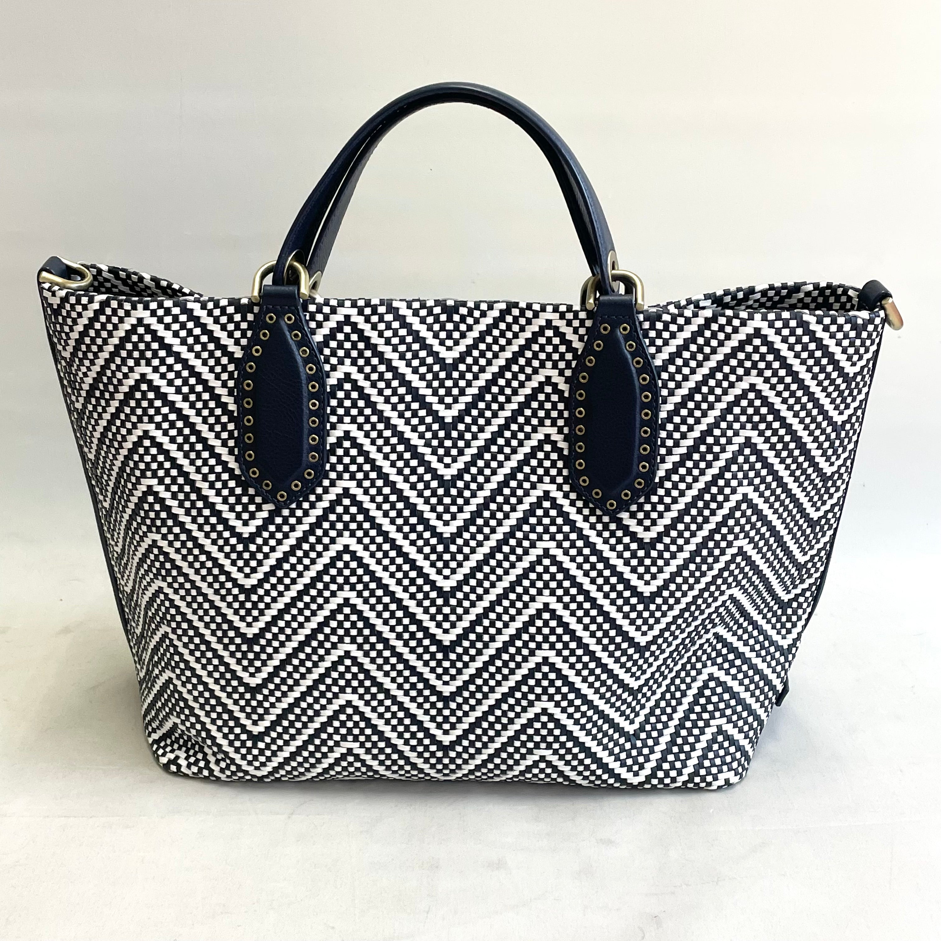 MICHAEL KORS_(マイケルコース)_2WAYバッグ _BROOKLYN LARGE _WOVEN LEATHER SATCHEL _中古品