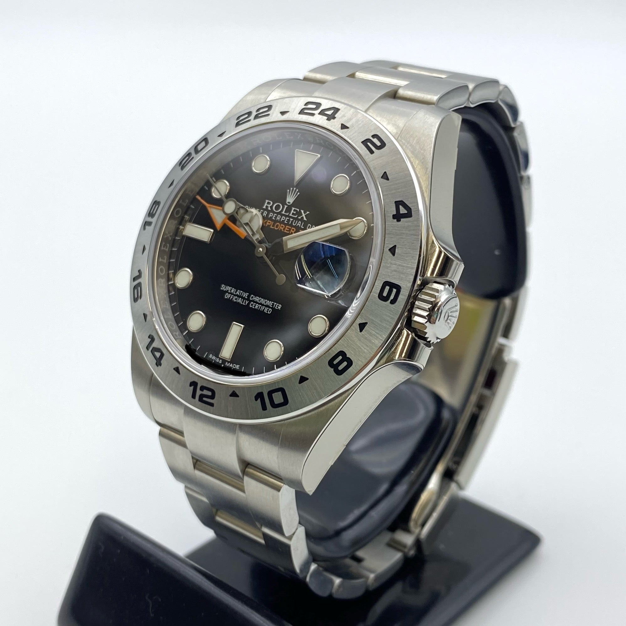 ROLEX_(ロレックス)_エクスプローラーⅡ 黒文字盤_Ref.216570 ランダム番_中古美品 シール残り
