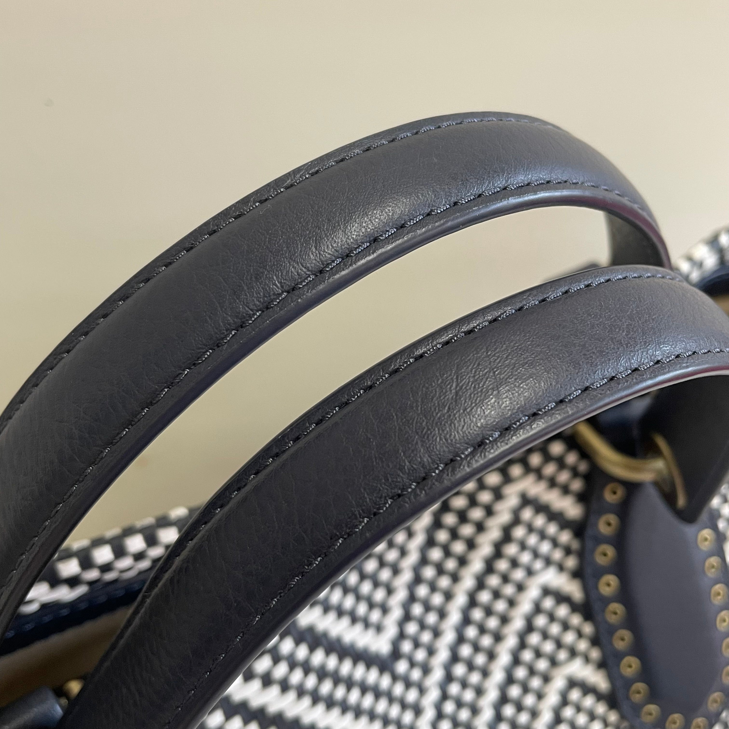 MICHAEL KORS_(マイケルコース)_2WAYバッグ _BROOKLYN LARGE _WOVEN LEATHER SATCHEL _中古品