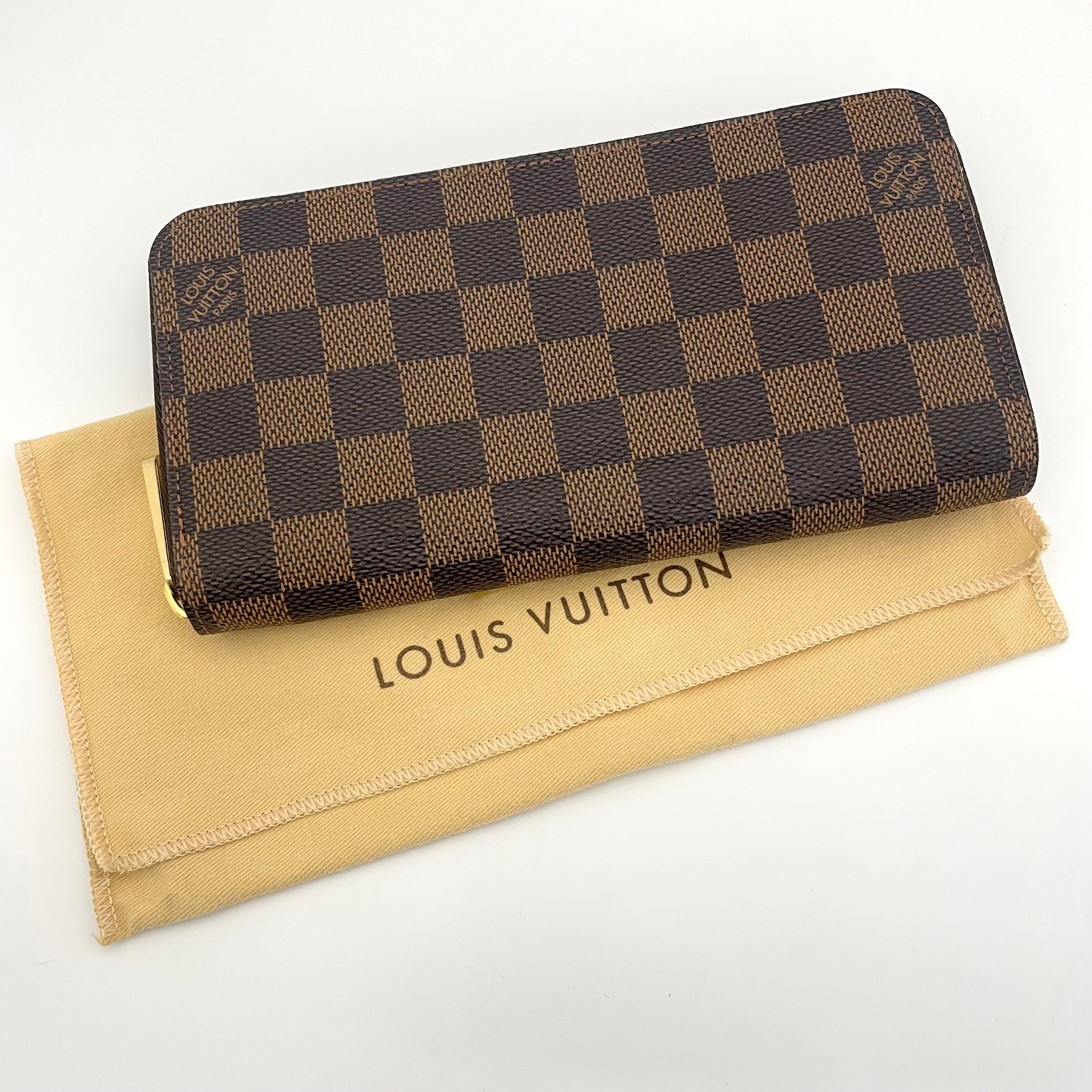 【送料無料】_ LOUIS VUITTON_(ルイヴィトン)_ダミエ ジッピーウォレット _N60015(旧型)_中古品