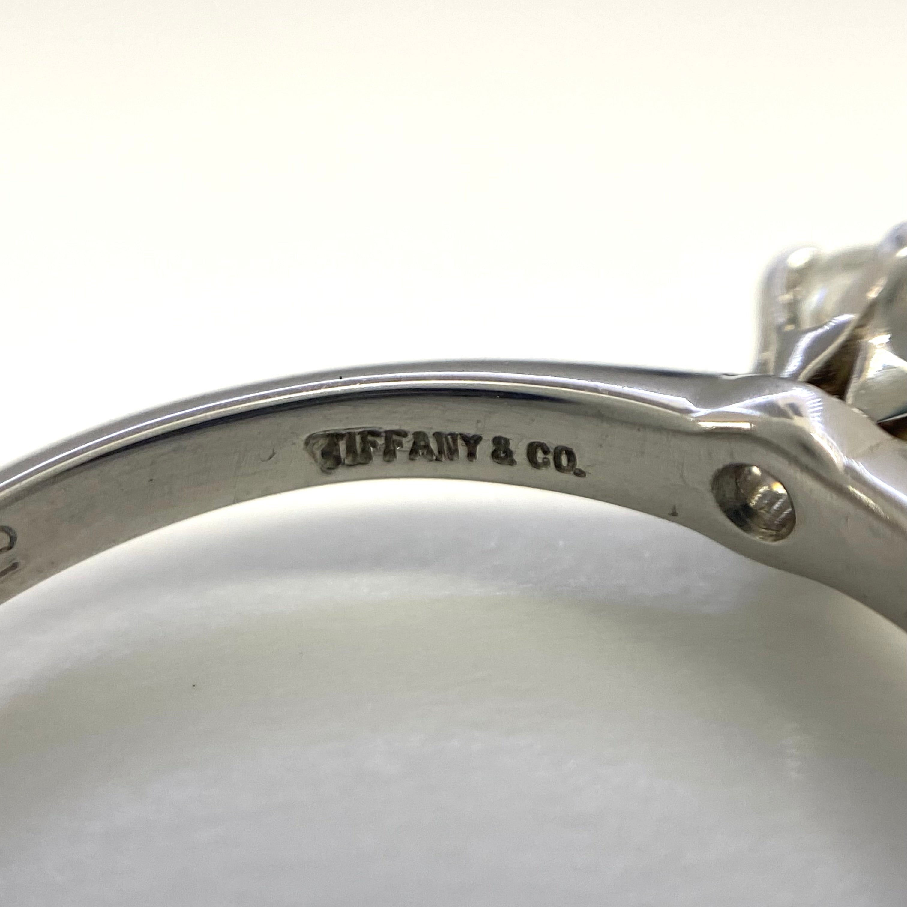 【送料無料】_TIFFANY &Co(ティファニー)_ソリティア ダイヤモンドリング_PLAT D0.24ct 2.7g_中古品