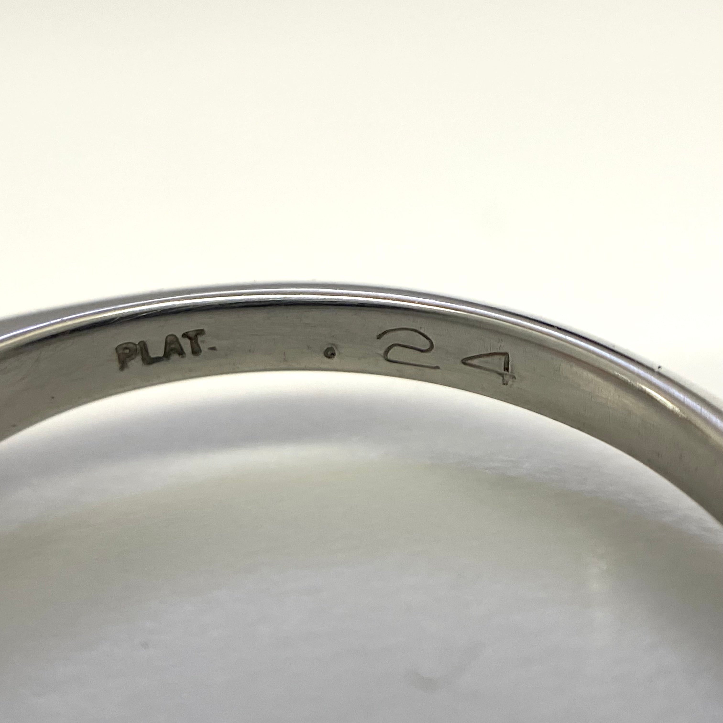 【送料無料】_TIFFANY &Co(ティファニー)_ソリティア ダイヤモンドリング_PLAT D0.24ct 2.7g_中古品