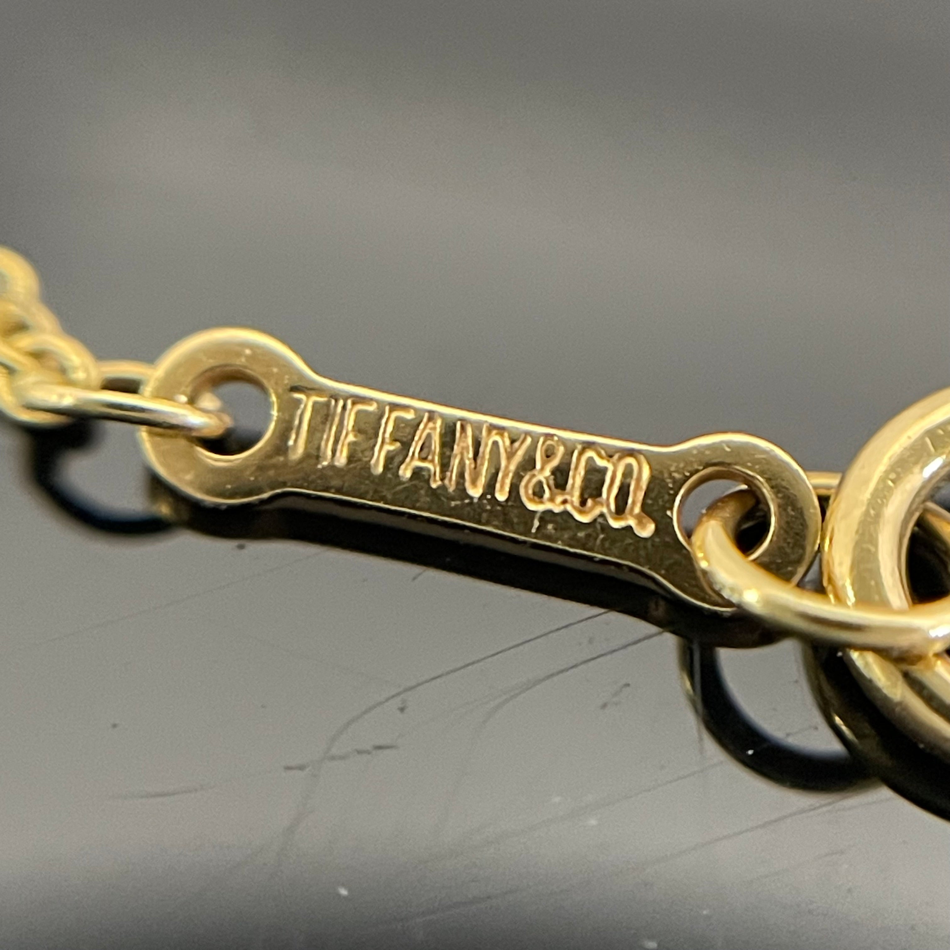 【送料無料】_ TIFFANY &Co_(ティファニー)_K18バードクロスネックレス_ 中古品