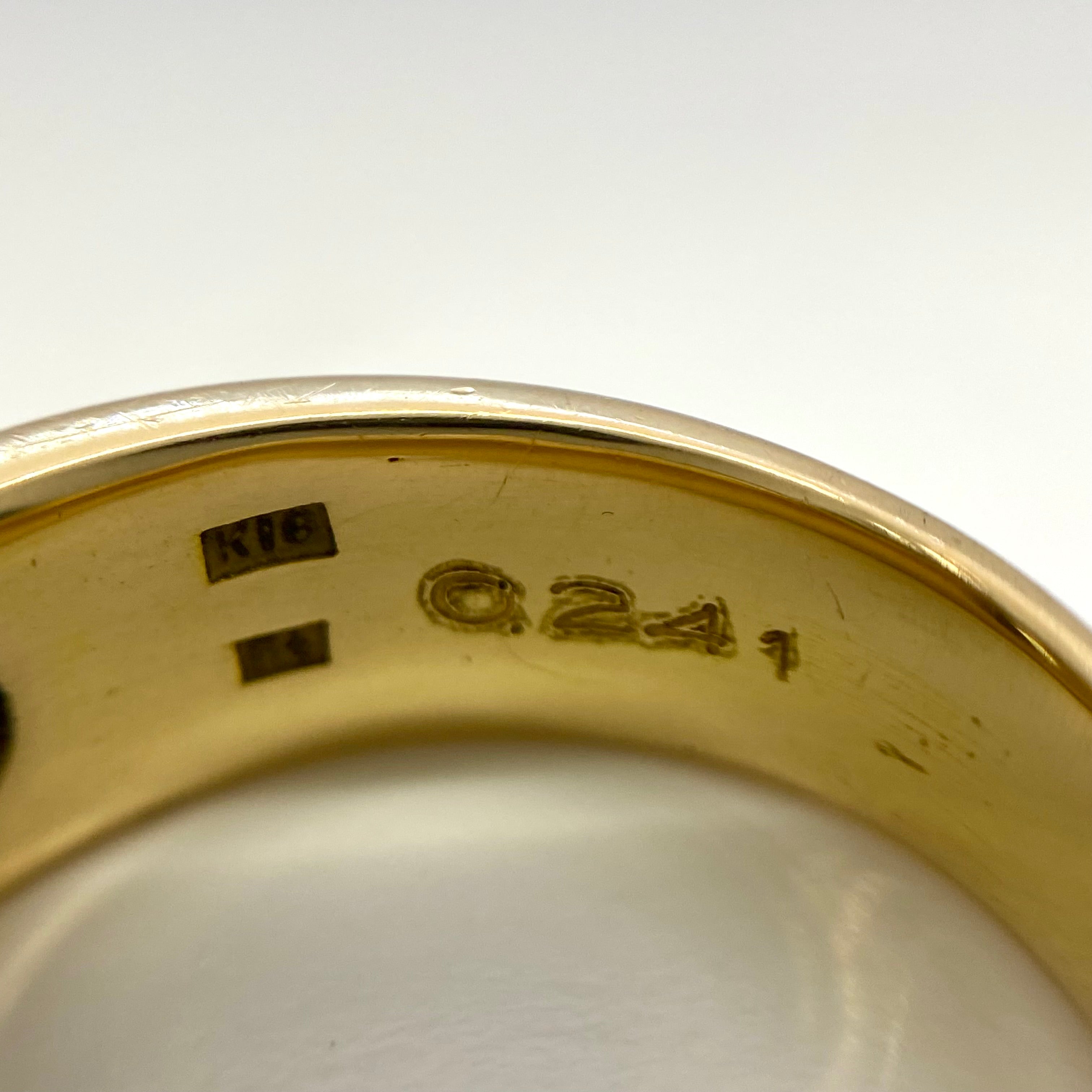 ノンブランド_K18/Pt D0.241ct_リング 6.5g_中古品