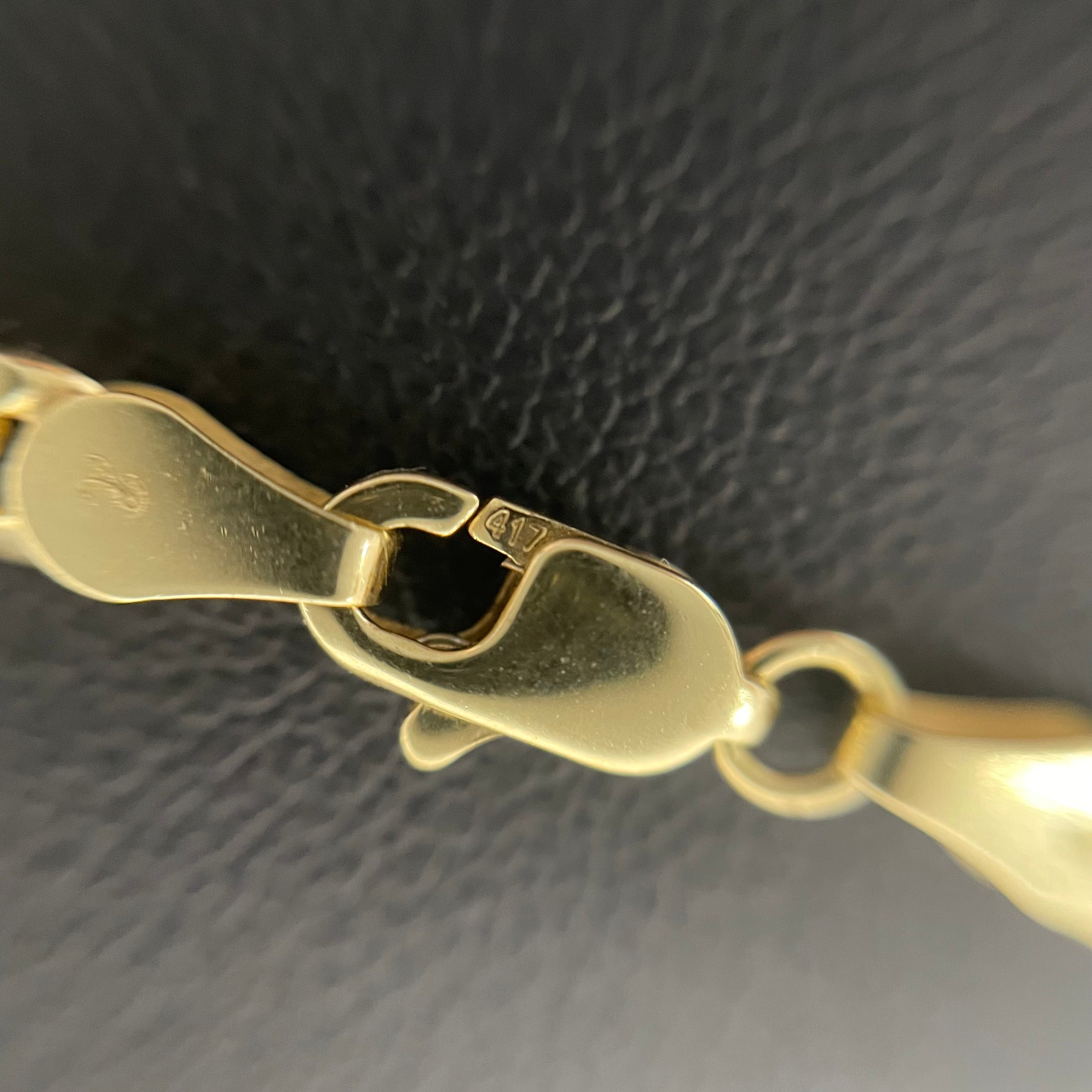 AVALANCHE_(アヴァランチ)_10K イエローゴールド_ マイアミネックレス_ 幅4mm 45cm_ 中古品