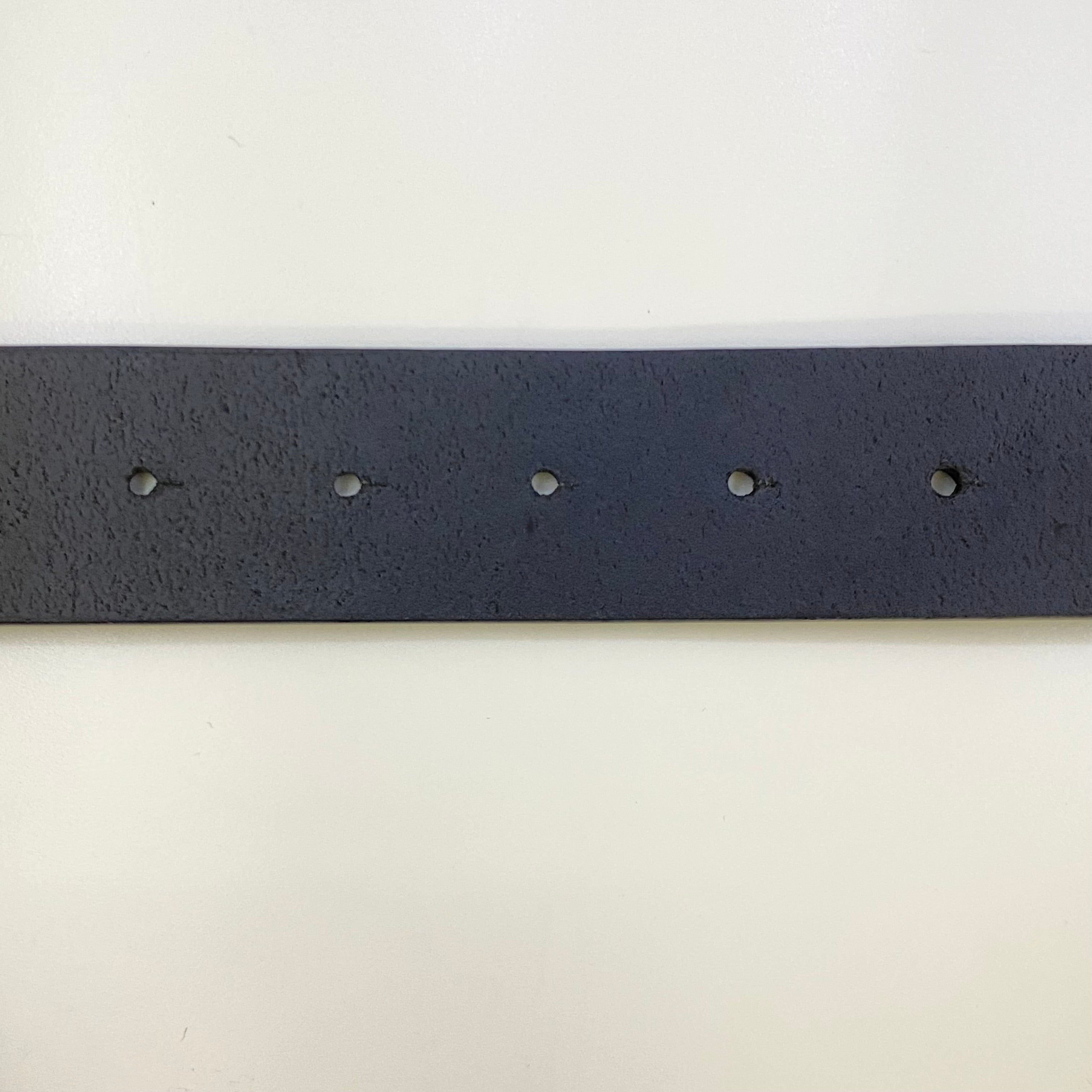 【送料無料】_ BALENCIAGA_(バレンシアガ)_ CIRCLED BBバックルベルト_ レザー/BLK/620335_ サイズ85cm_中古品