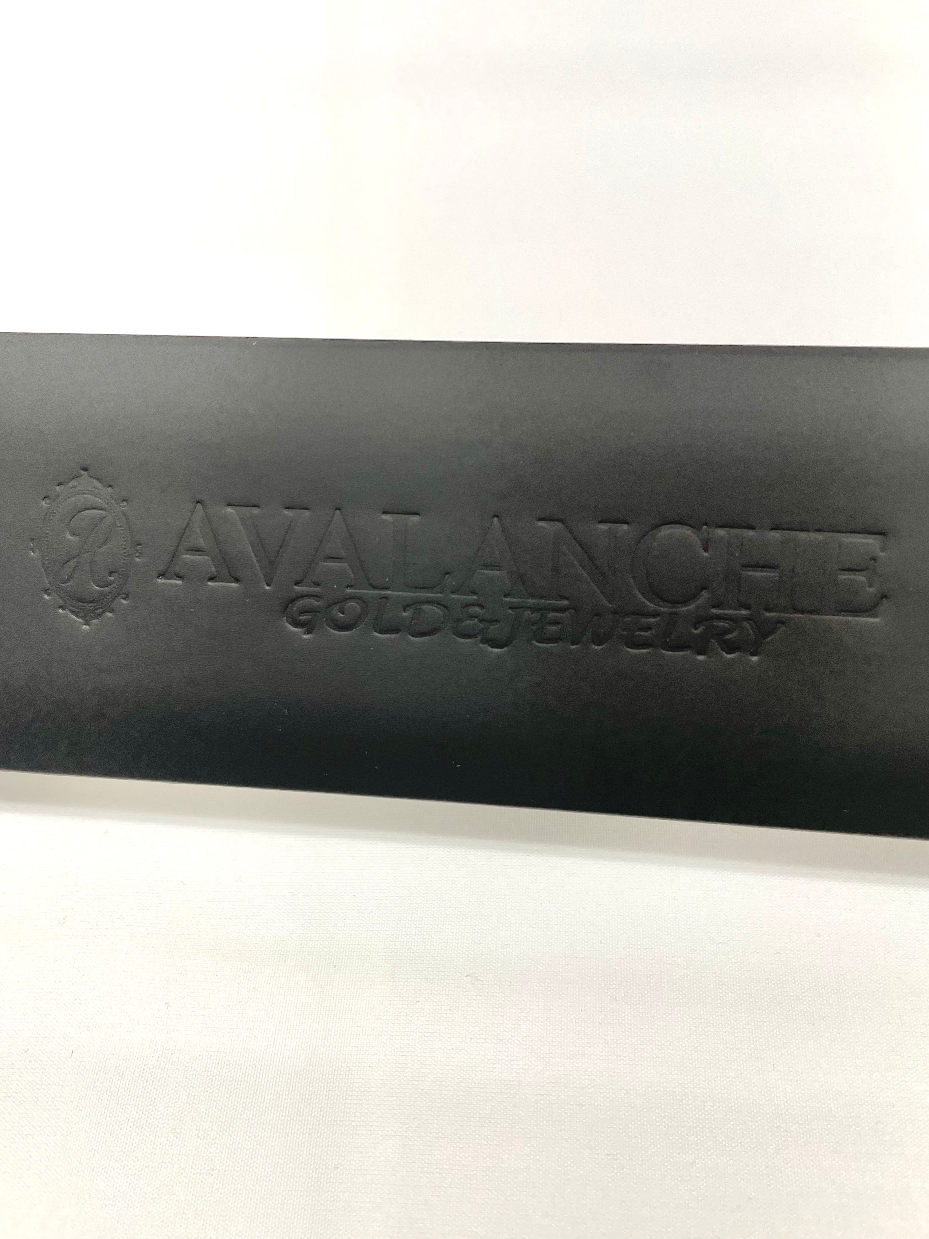 AVALANCHE_(アヴァランチ)_10K イエローゴールド_ マイアミネックレス_ 幅4mm 45cm_ 中古品