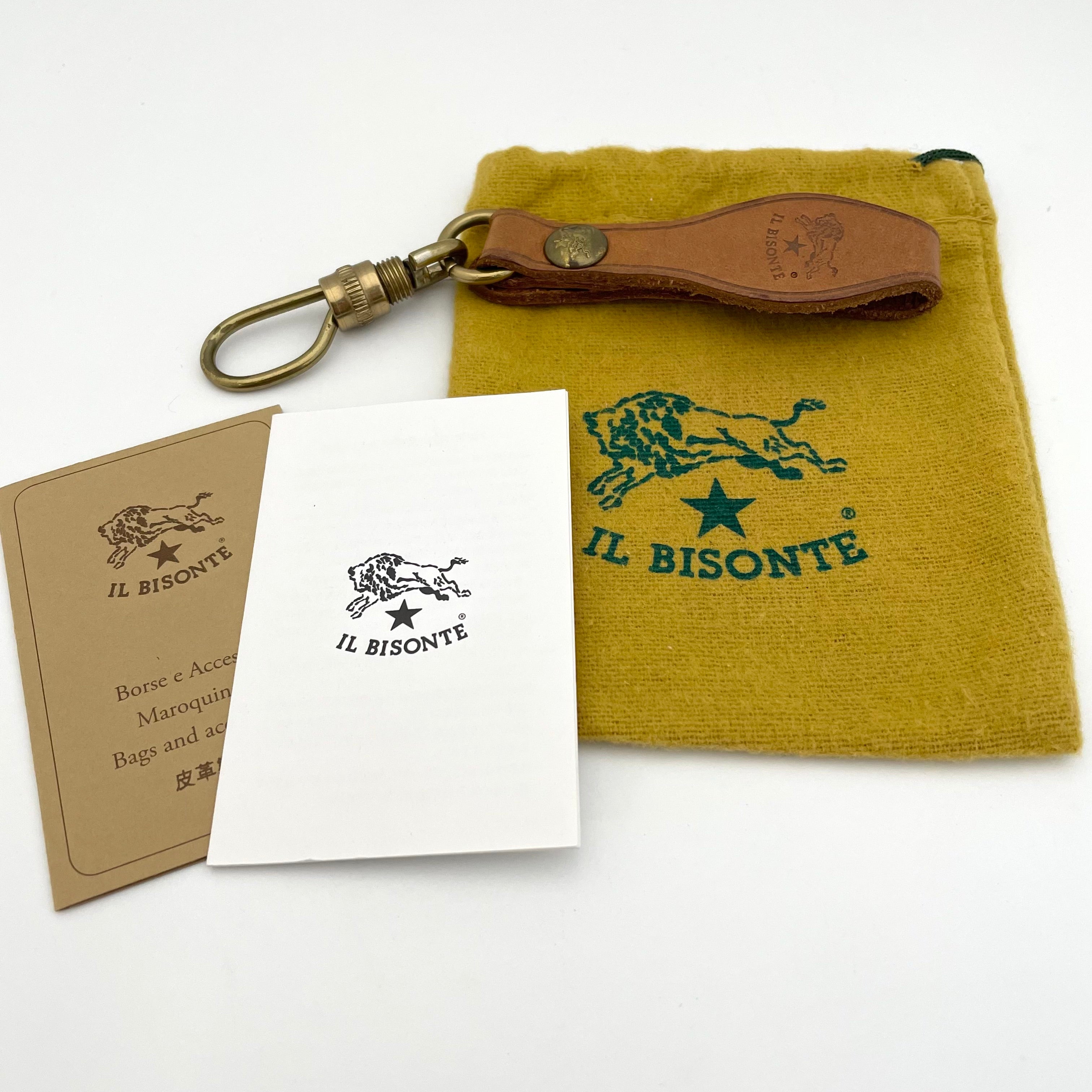 IL BISONTE_(イルビゾンテ)_レザーキーホルダー_ 中古品
