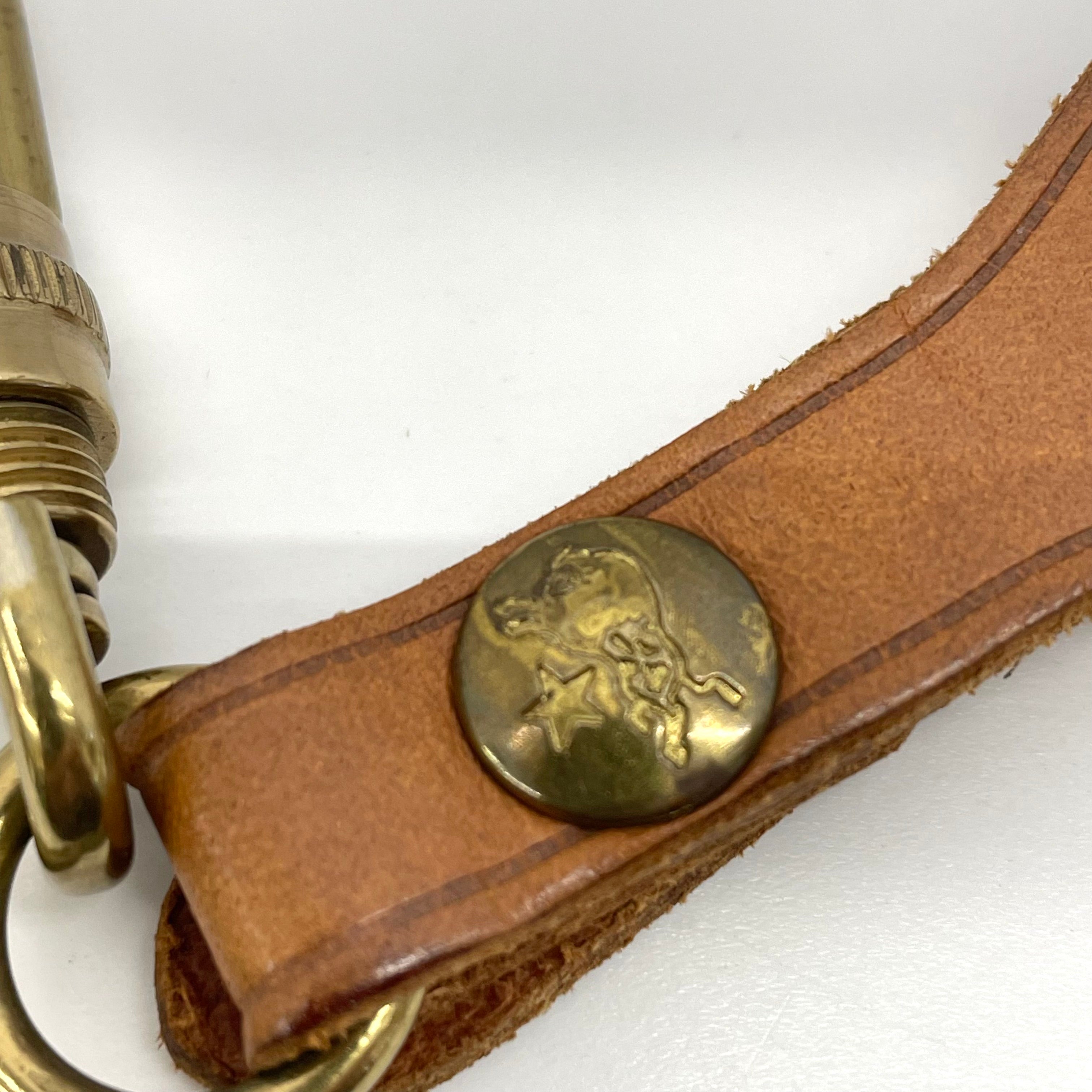 IL BISONTE_(イルビゾンテ)_レザーキーホルダー_ 中古品