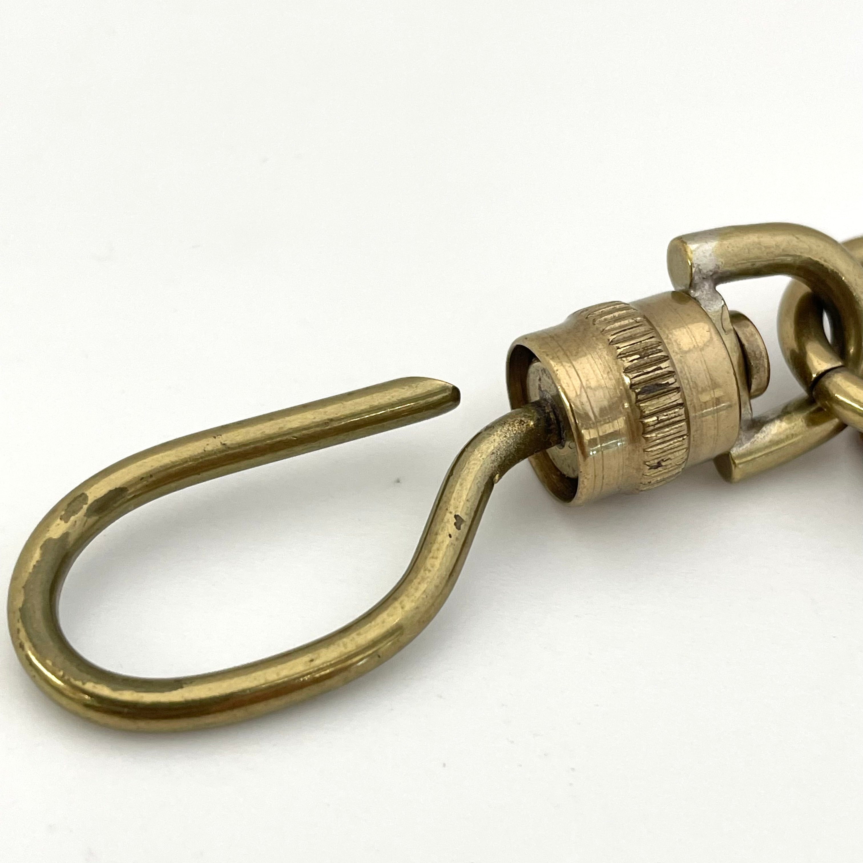 IL BISONTE_(イルビゾンテ)_レザーキーホルダー_ 中古品