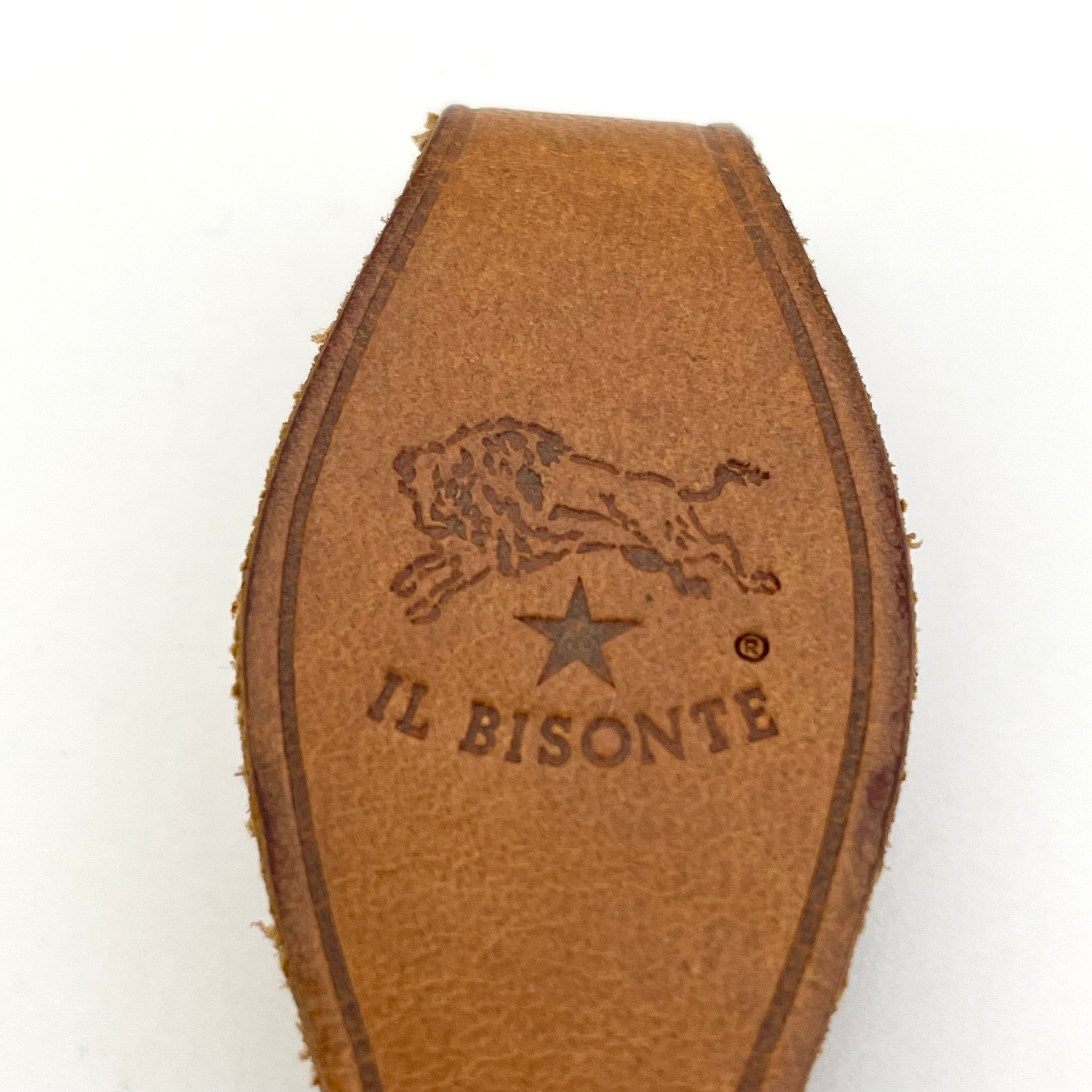 IL BISONTE_(イルビゾンテ)_レザーキーホルダー_ 中古品