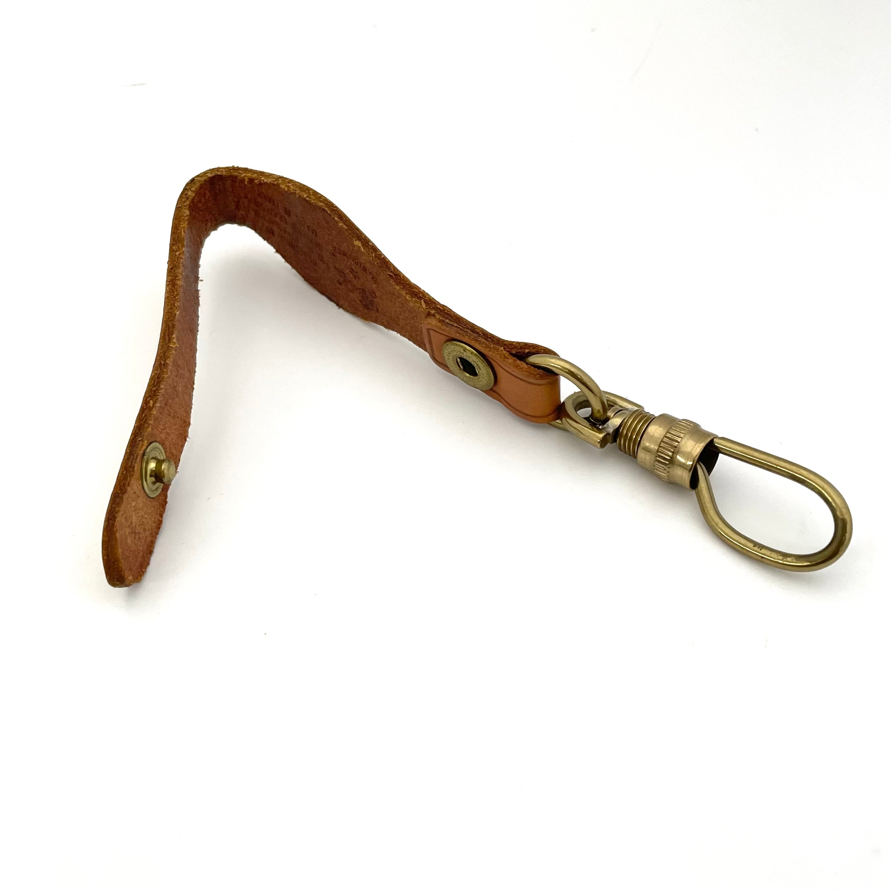 IL BISONTE_(イルビゾンテ)_レザーキーホルダー_ 中古品