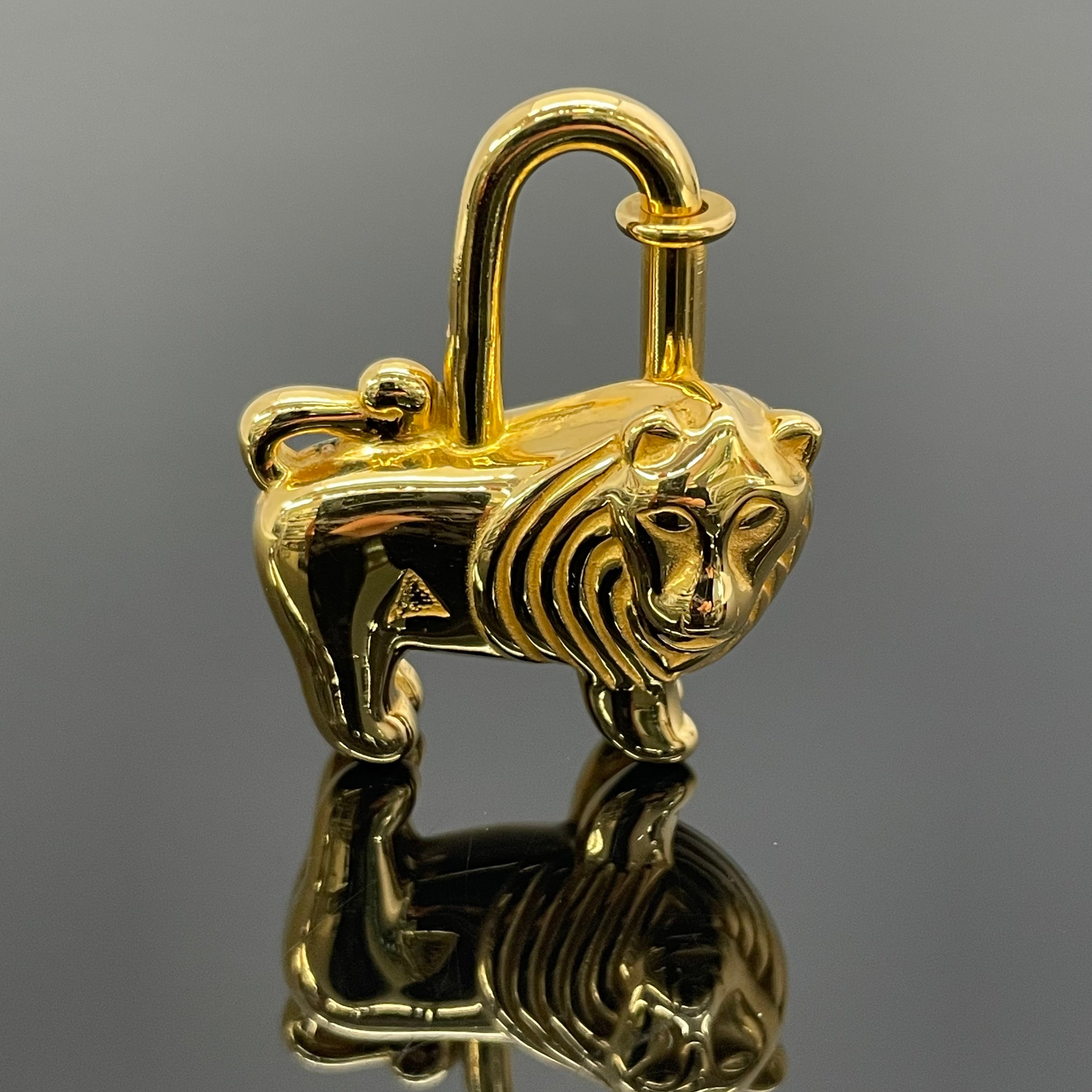 HERMES_(エルメス)_カデナ ライオン _1997限定 チャーム _中古品