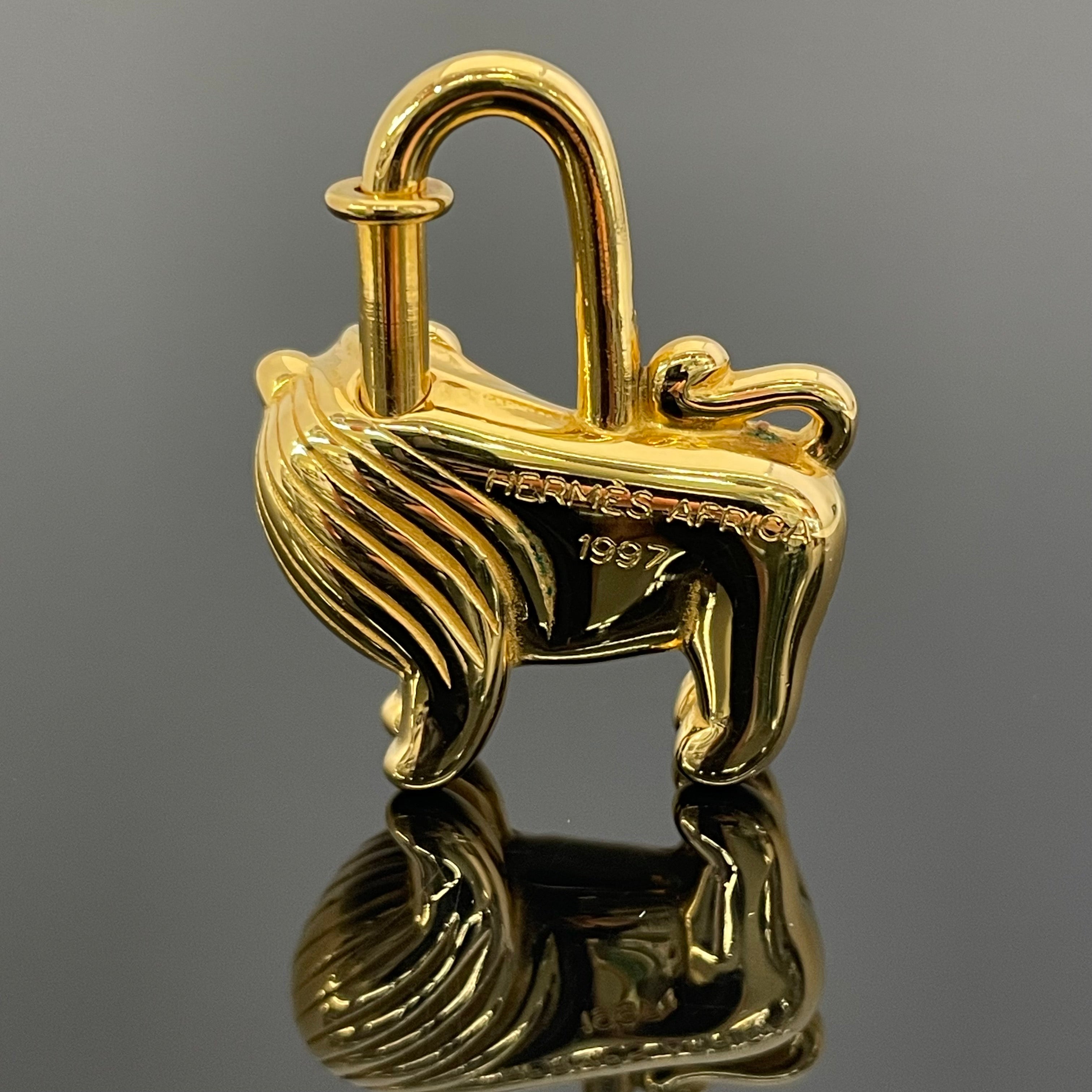 HERMES_(エルメス)_カデナ ライオン _1997限定 チャーム _中古品