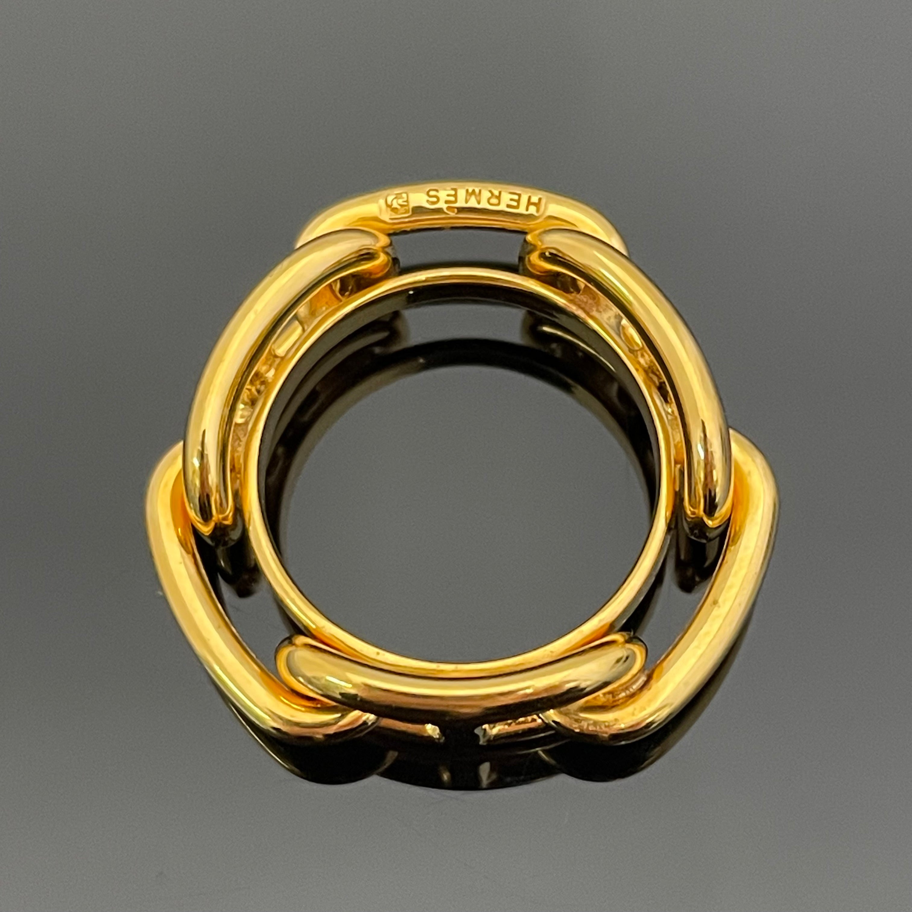 【送料無料】_ HERMES_(エルメス)_レガート_スカーフリング90 _中古品