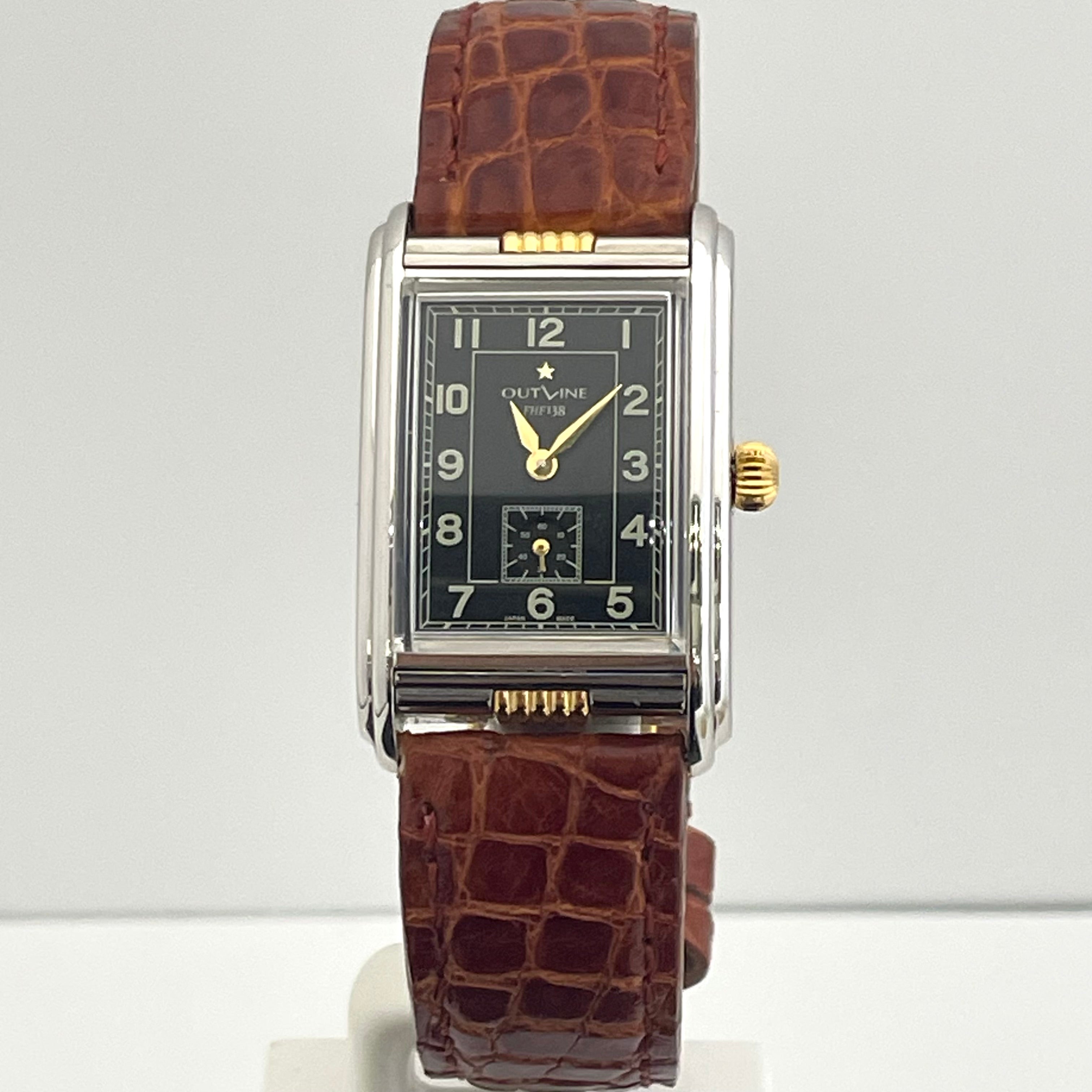 OUTLINE _レクタンギュラー138BL_ Ref.YK20203-4 _社外ベルトDバックル付き_中古品