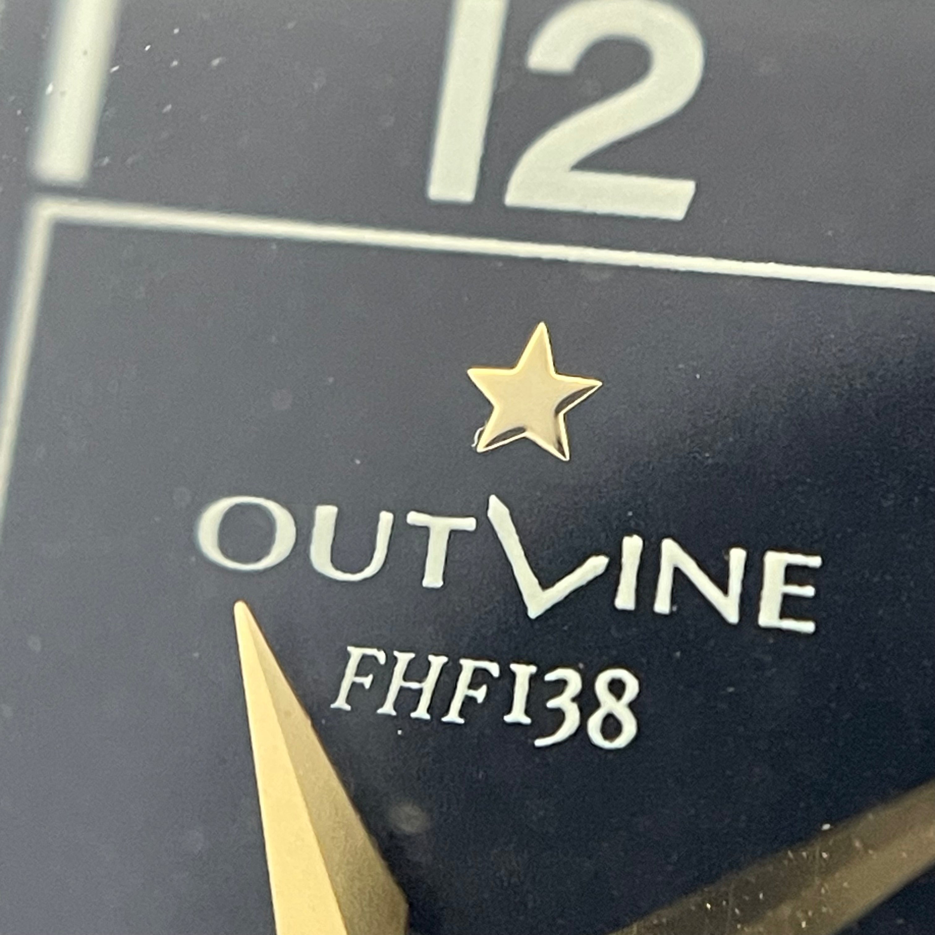 OUTLINE _レクタンギュラー138BL_ Ref.YK20203-4 _社外ベルトDバックル付き_中古品