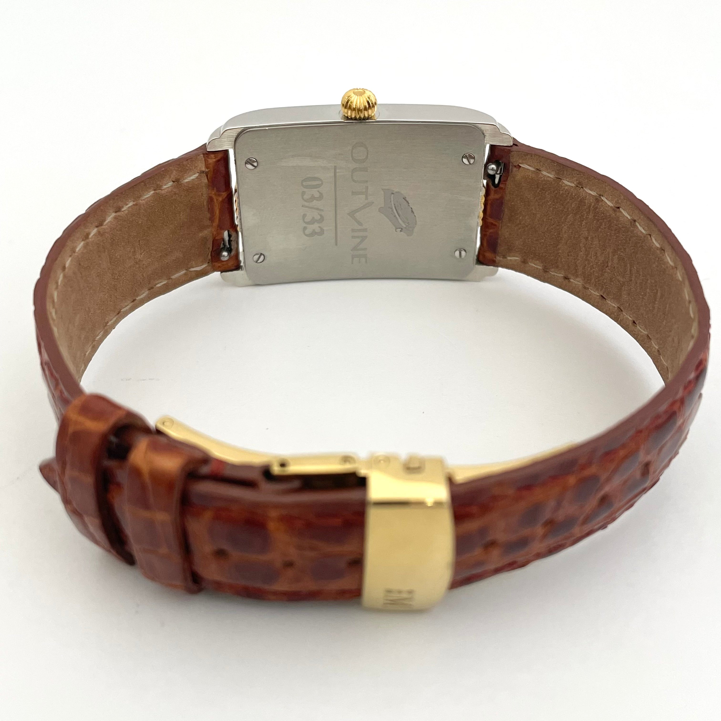 OUTLINE _レクタンギュラー138BL_ Ref.YK20203-4 _社外ベルトDバックル付き_中古品