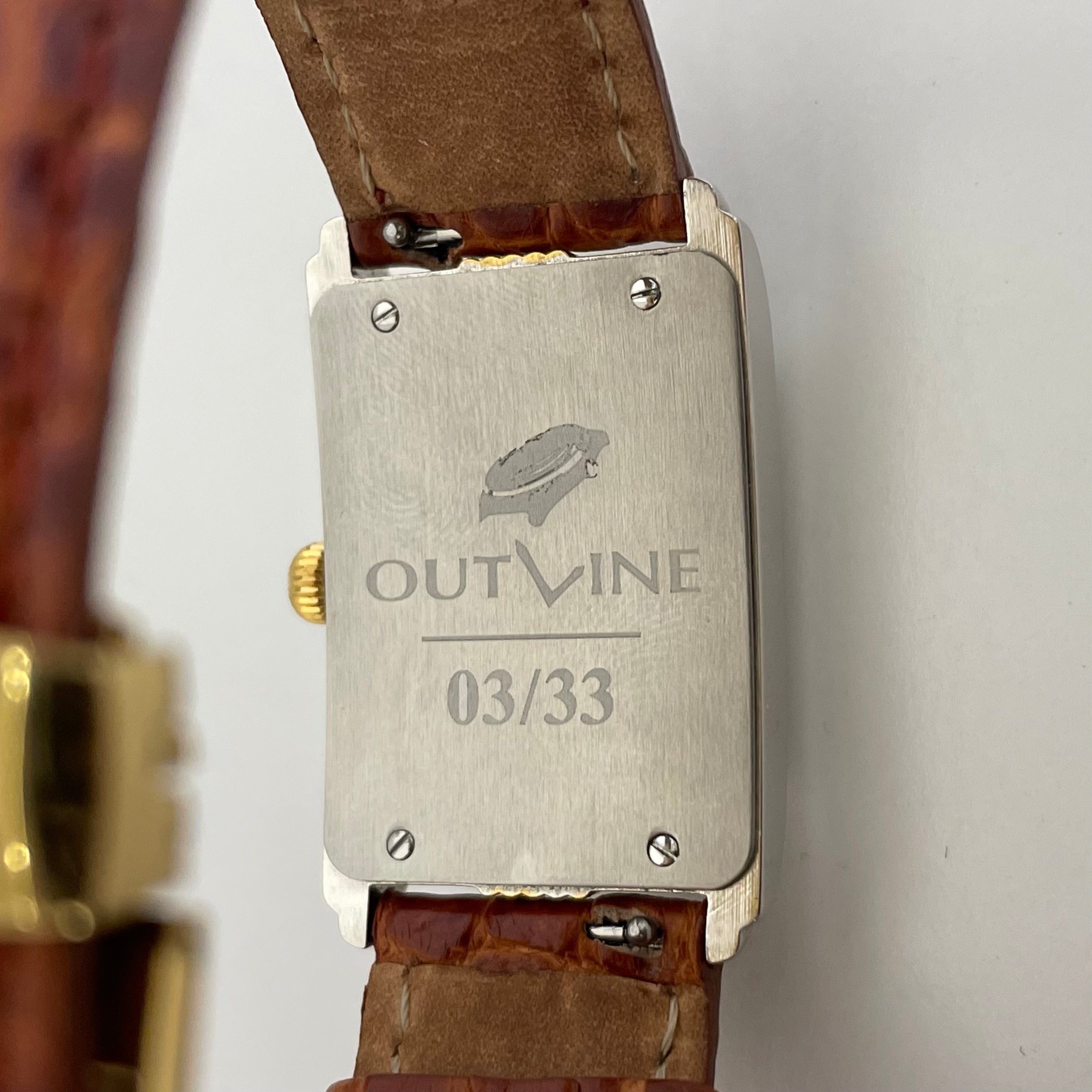 OUTLINE _レクタンギュラー138BL_ Ref.YK20203-4 _社外ベルトDバックル付き_中古品