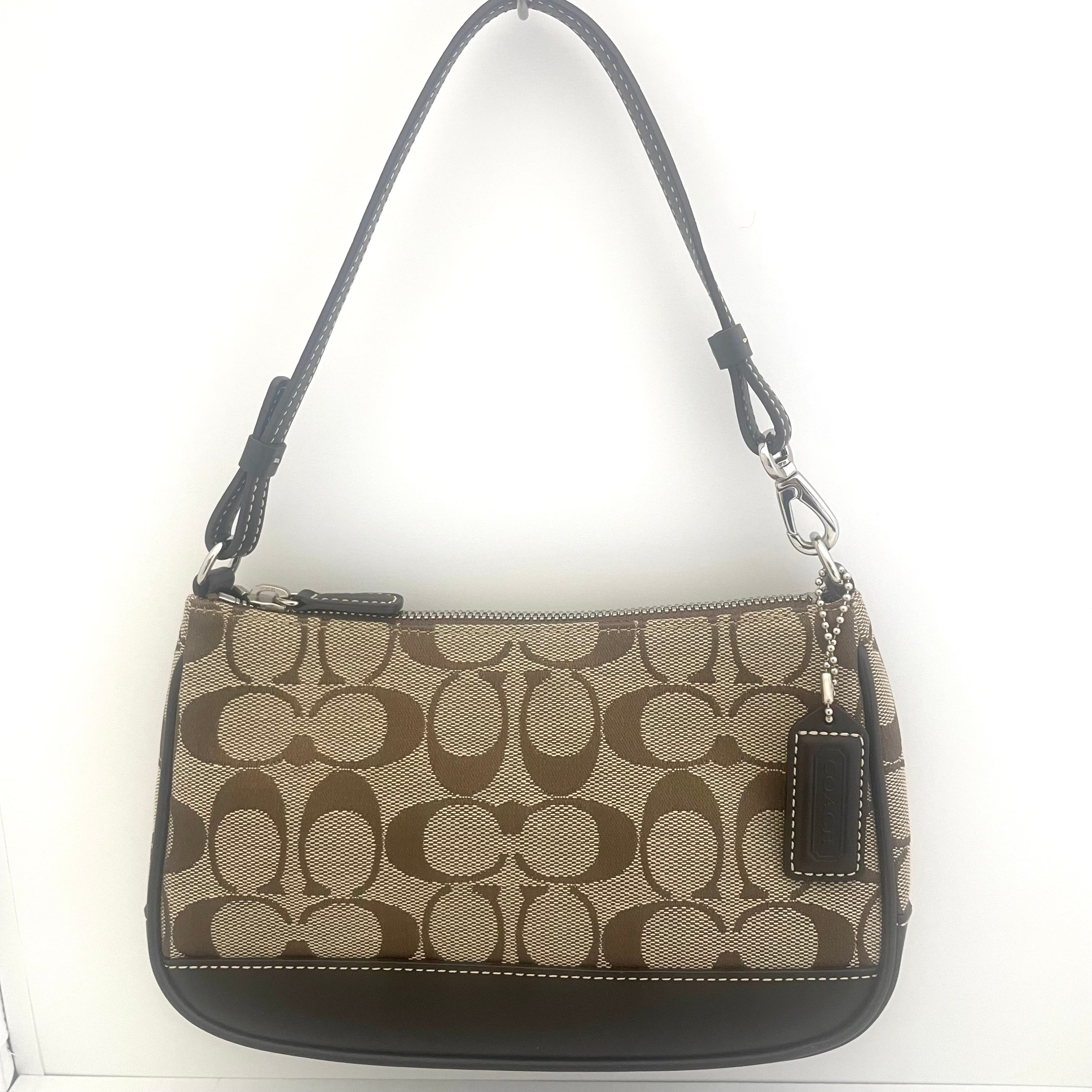 【送料無料】_ COACH_(コーチ)_シグネチャー デミポーチ _6094_ 中古品