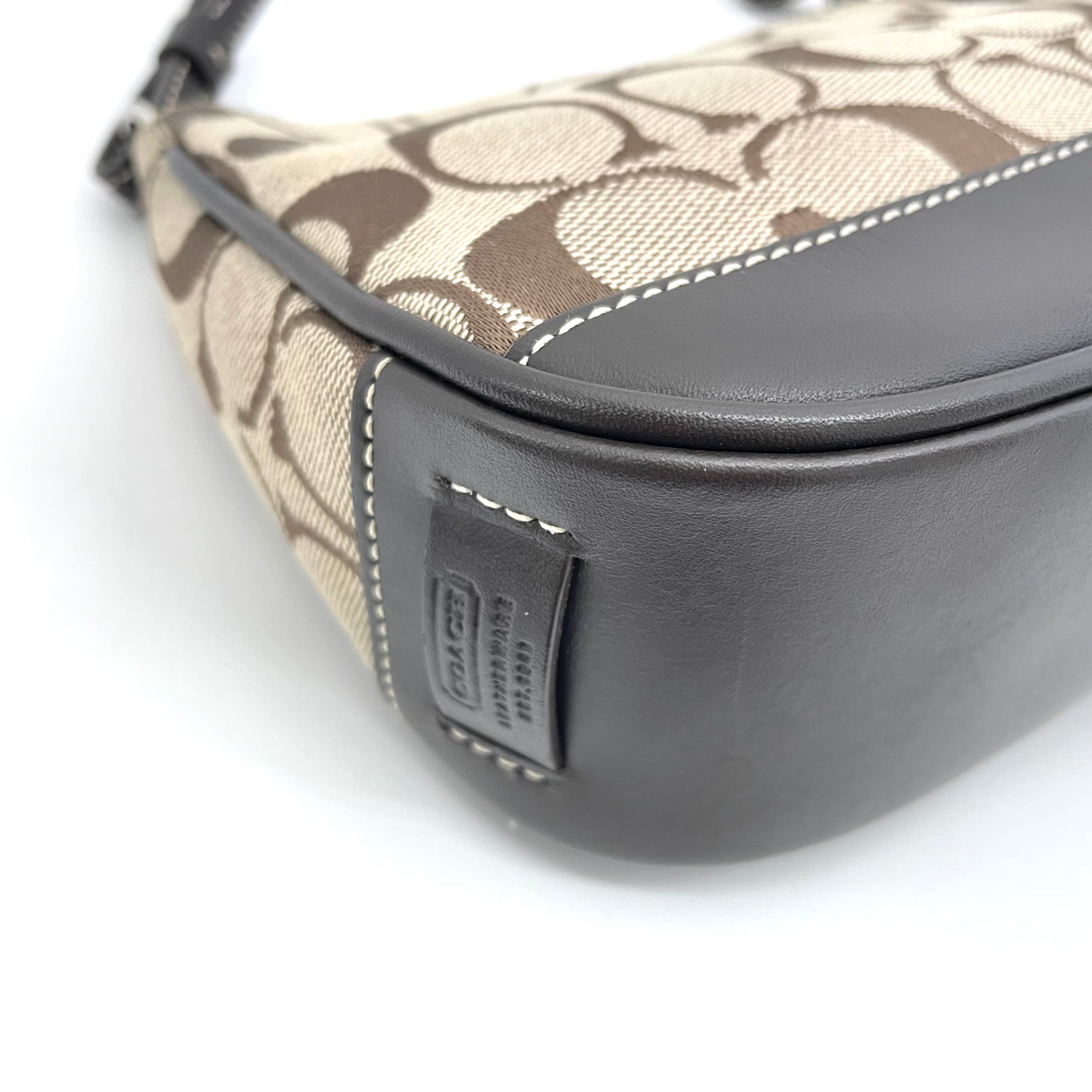 【送料無料】_ COACH_(コーチ)_シグネチャー デミポーチ _6094_ 中古品