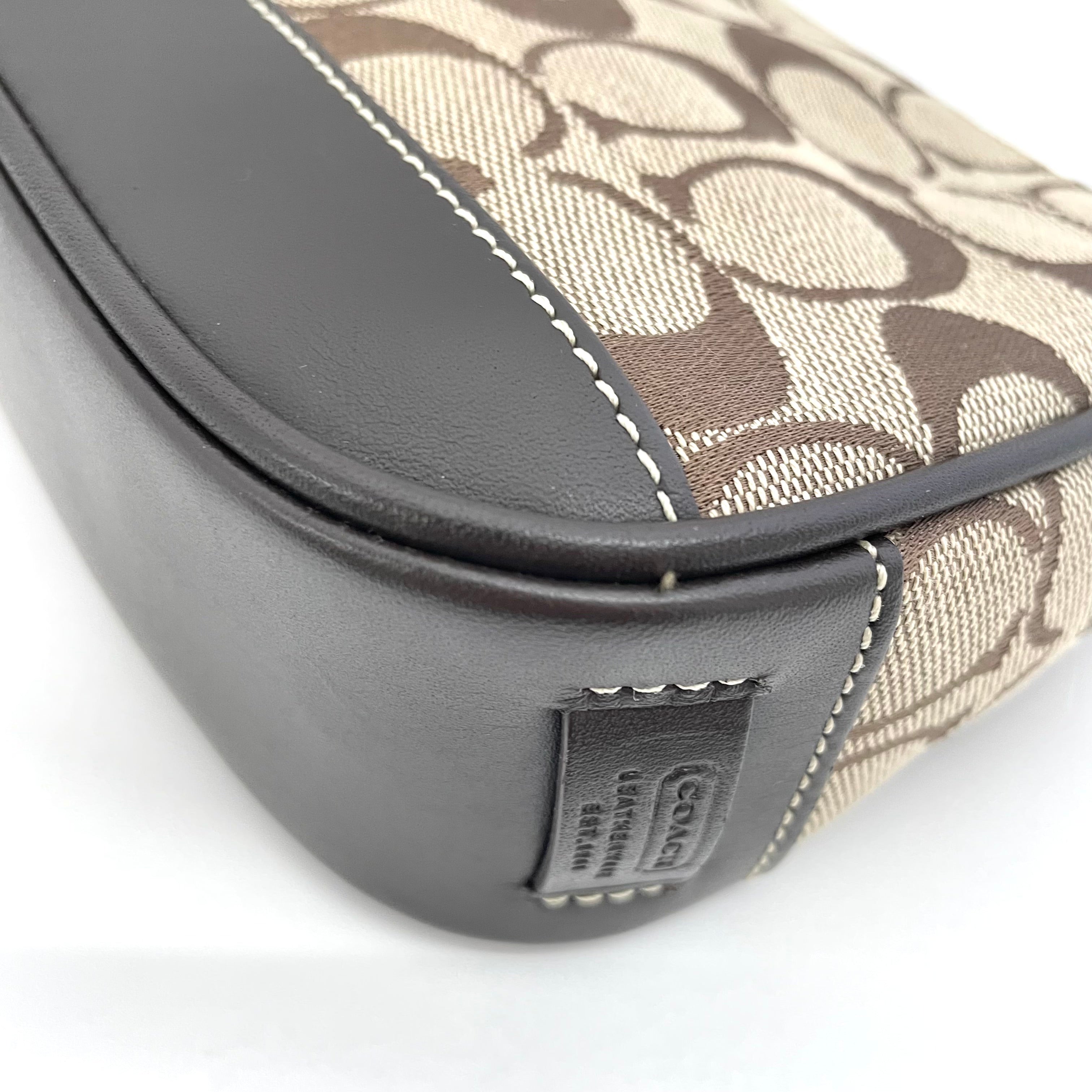 【送料無料】_ COACH_(コーチ)_シグネチャー デミポーチ _6094_ 中古品