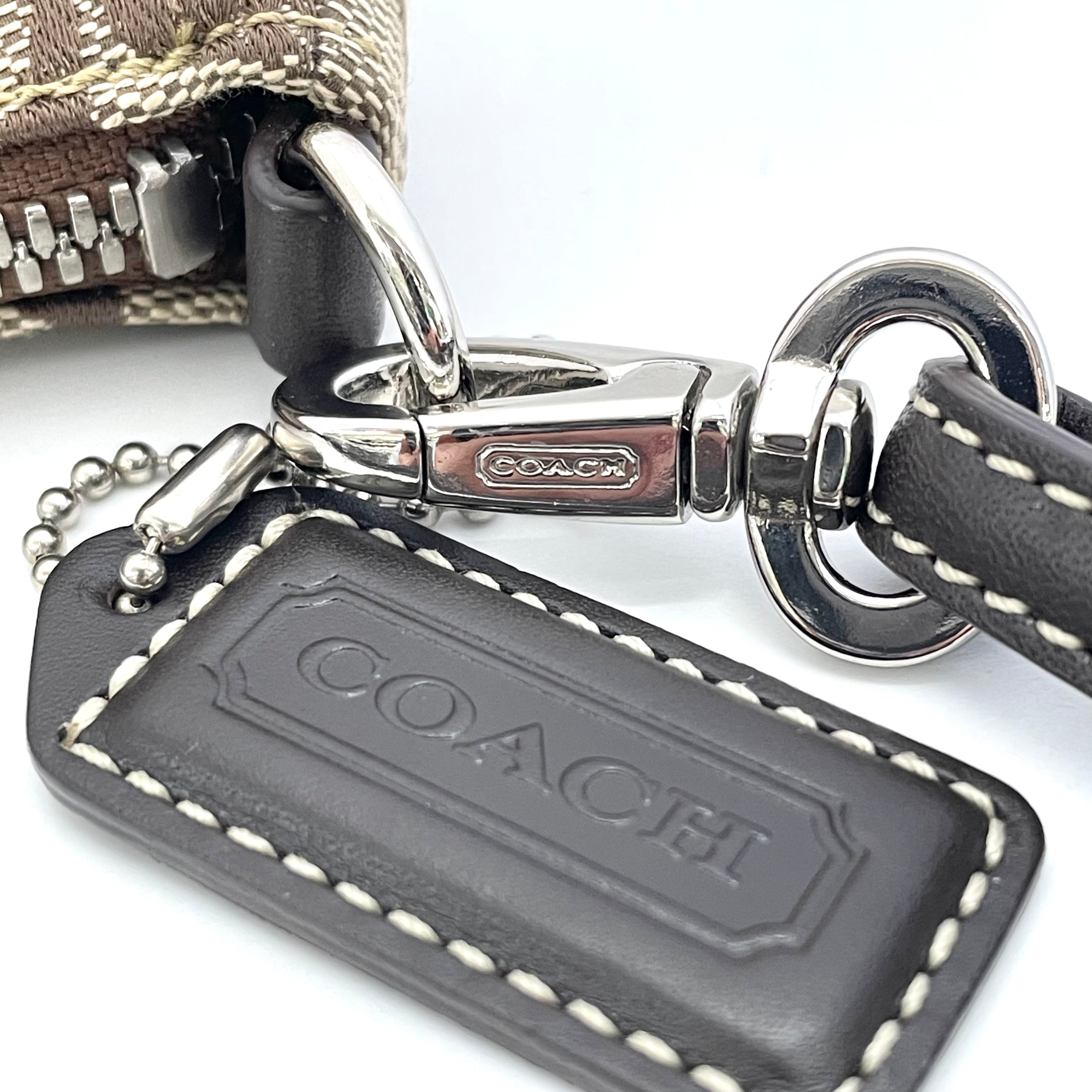 【送料無料】_ COACH_(コーチ)_シグネチャー デミポーチ _6094_ 中古品