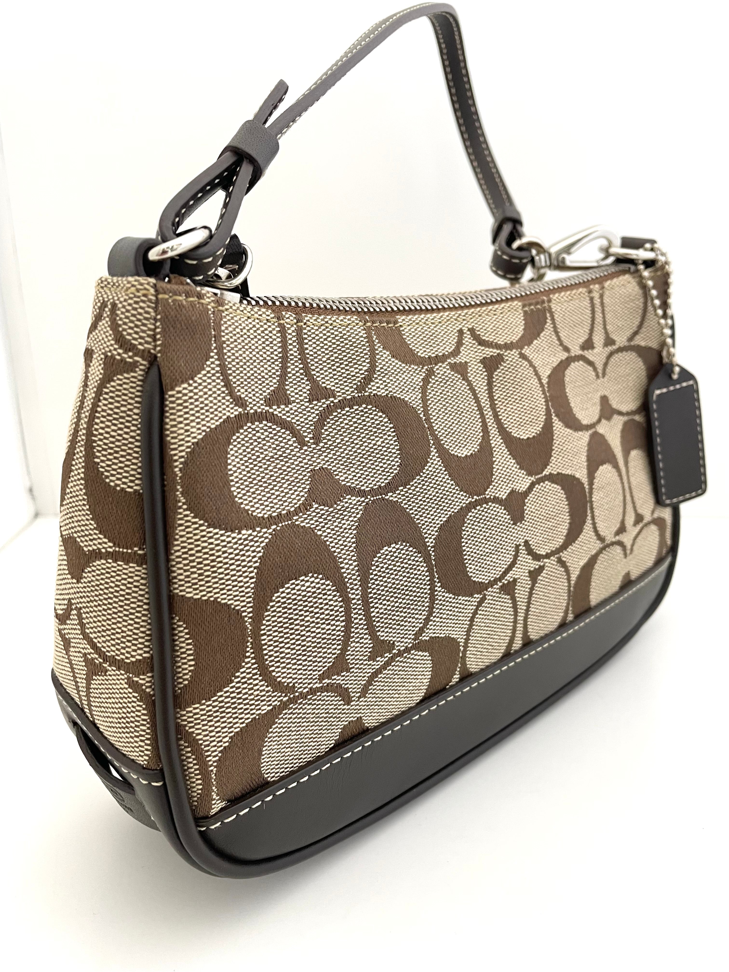 【送料無料】_ COACH_(コーチ)_シグネチャー デミポーチ _6094_ 中古品