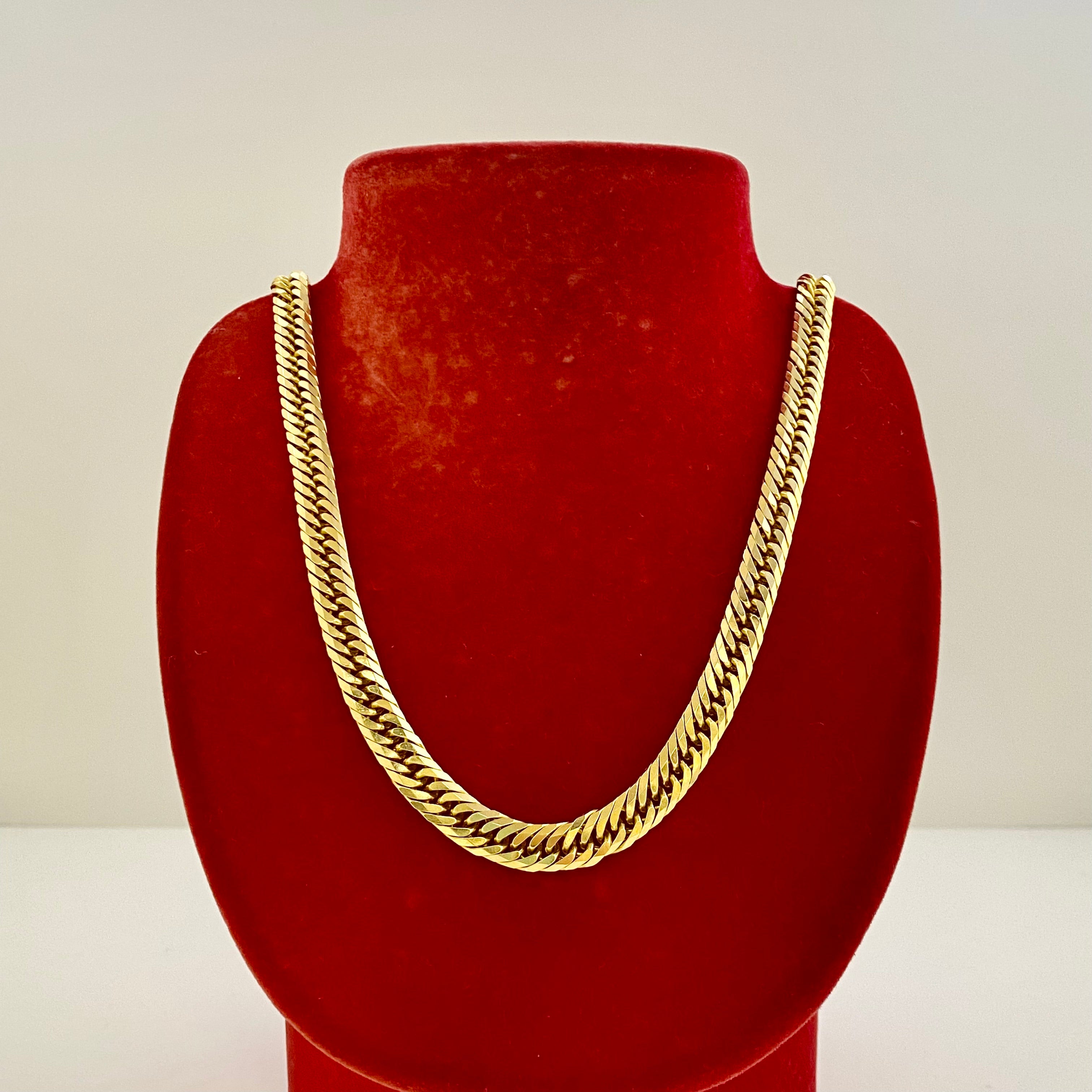 ノンブランド _K18喜平チェーンネックレス _トリプル8面カット _100.5g/60cm _中古品