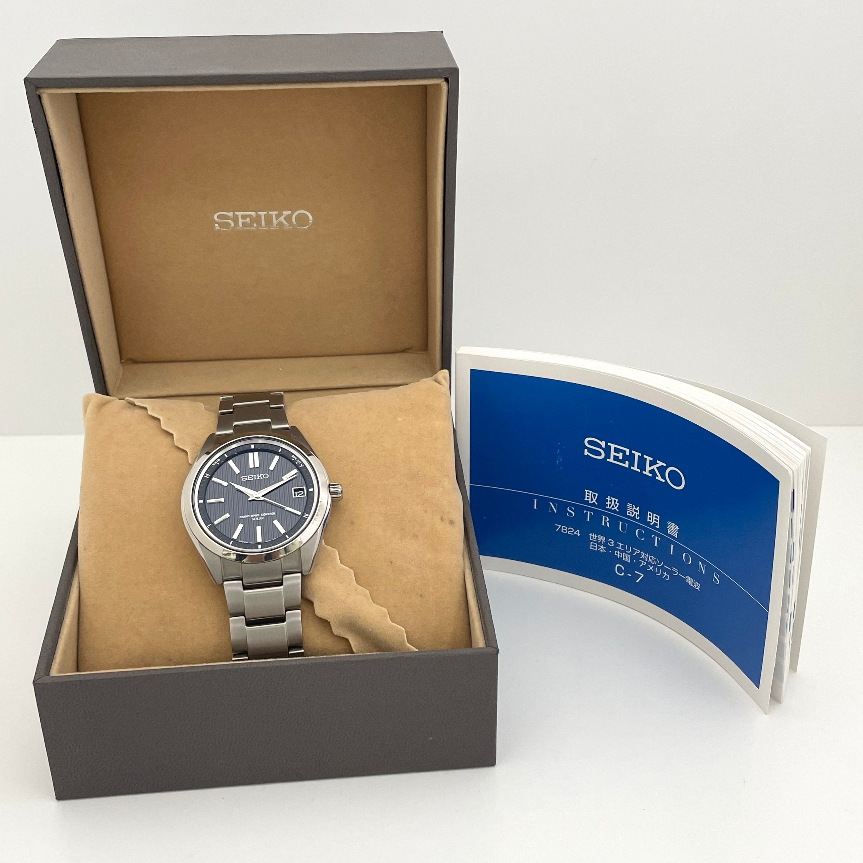 SEIKO_(セイコー)_ブライツ 電波ソーラーモデル _SAGZ083 _中古品