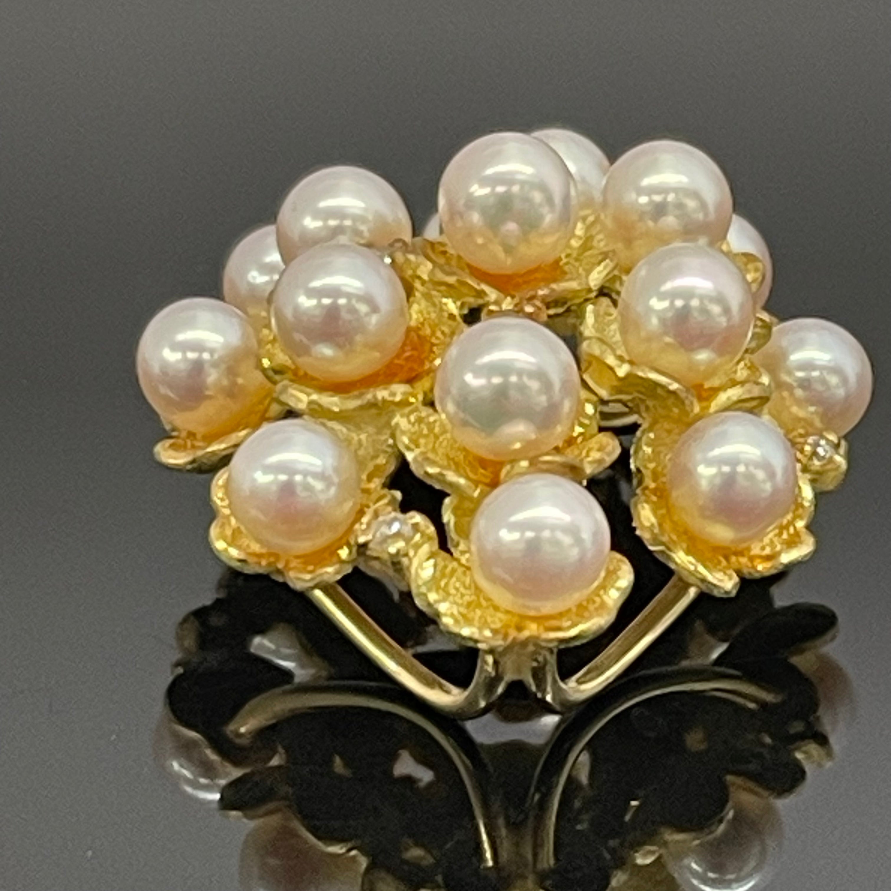 ノンブランド _K18 真珠ペンダントトップ_ FD0.11ct 9.0g _中古品