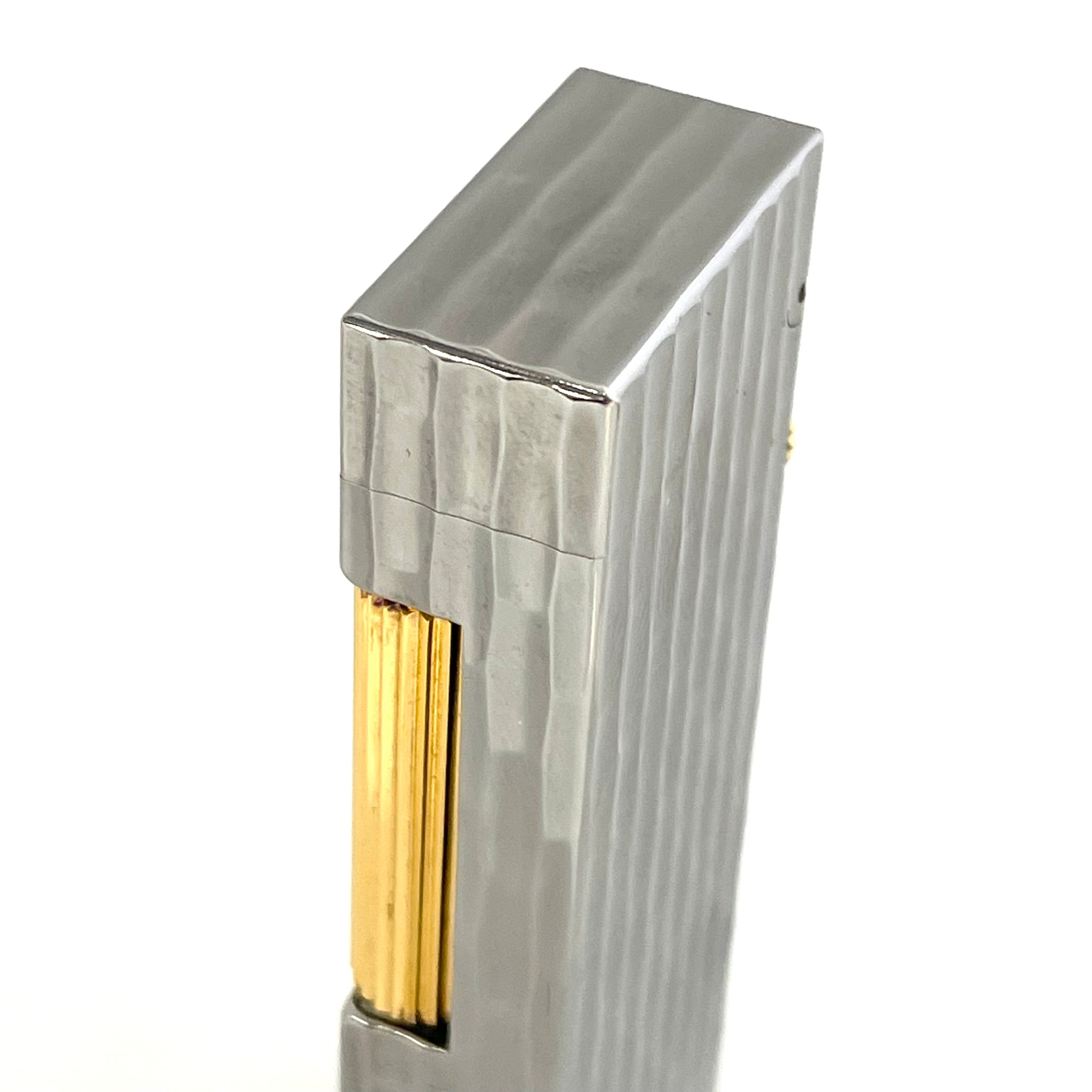 dunhill_(ダンヒル)_ローラーガスライター _バンブーデザイン ロゴ _中古品