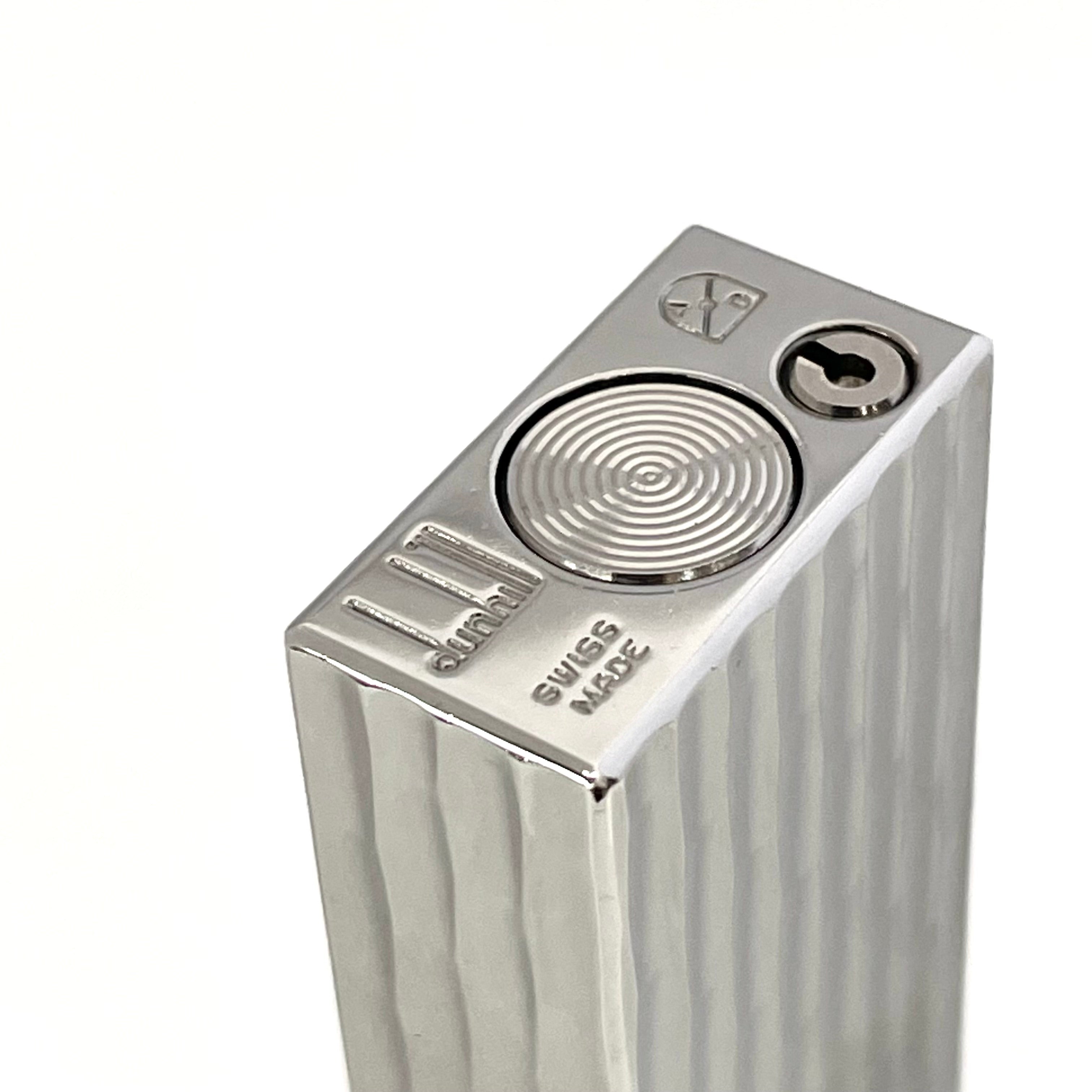 dunhill_(ダンヒル)_ローラーガスライター _バンブーデザイン ロゴ _中古品