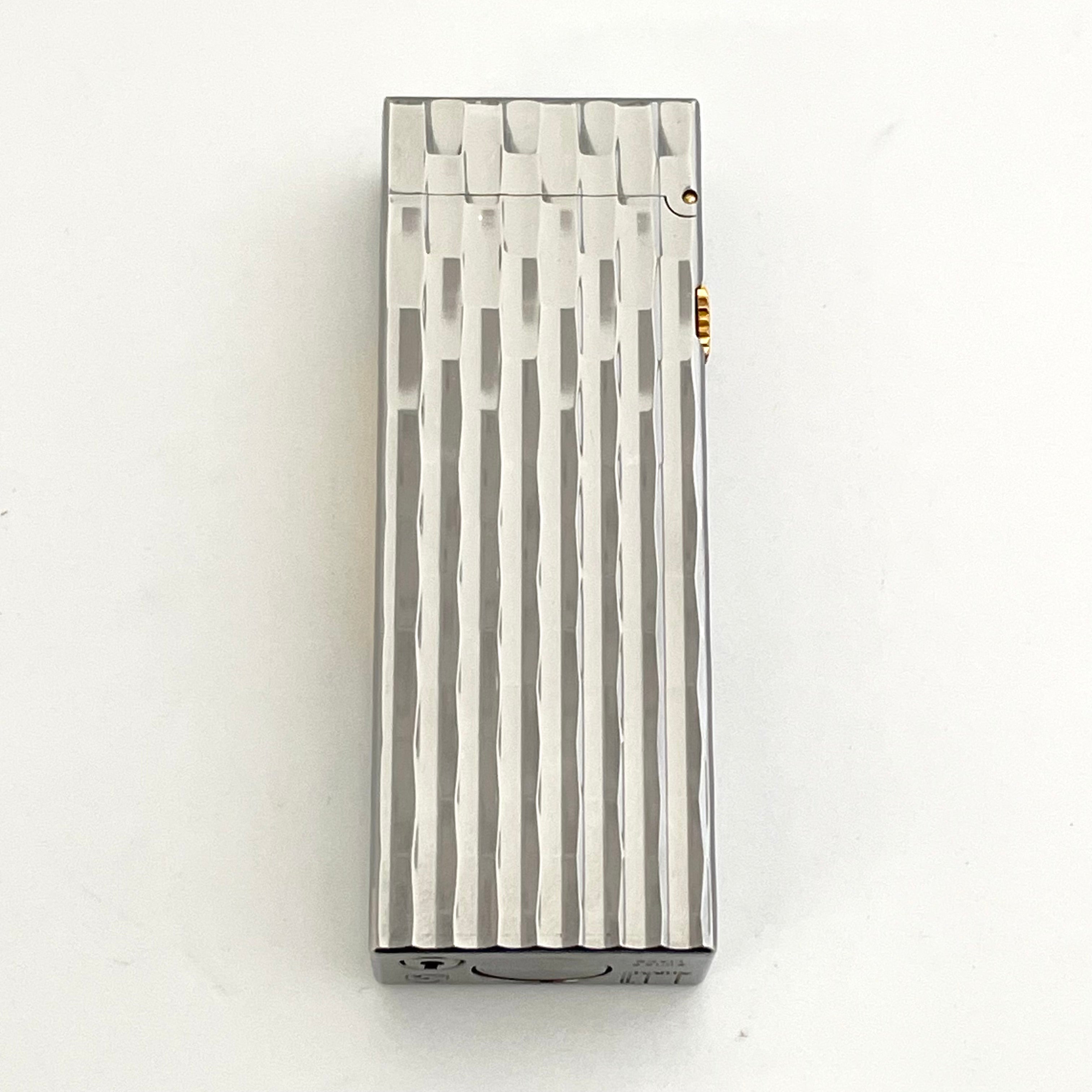 dunhill_(ダンヒル)_ローラーガスライター _バンブーデザイン ロゴ _中古品