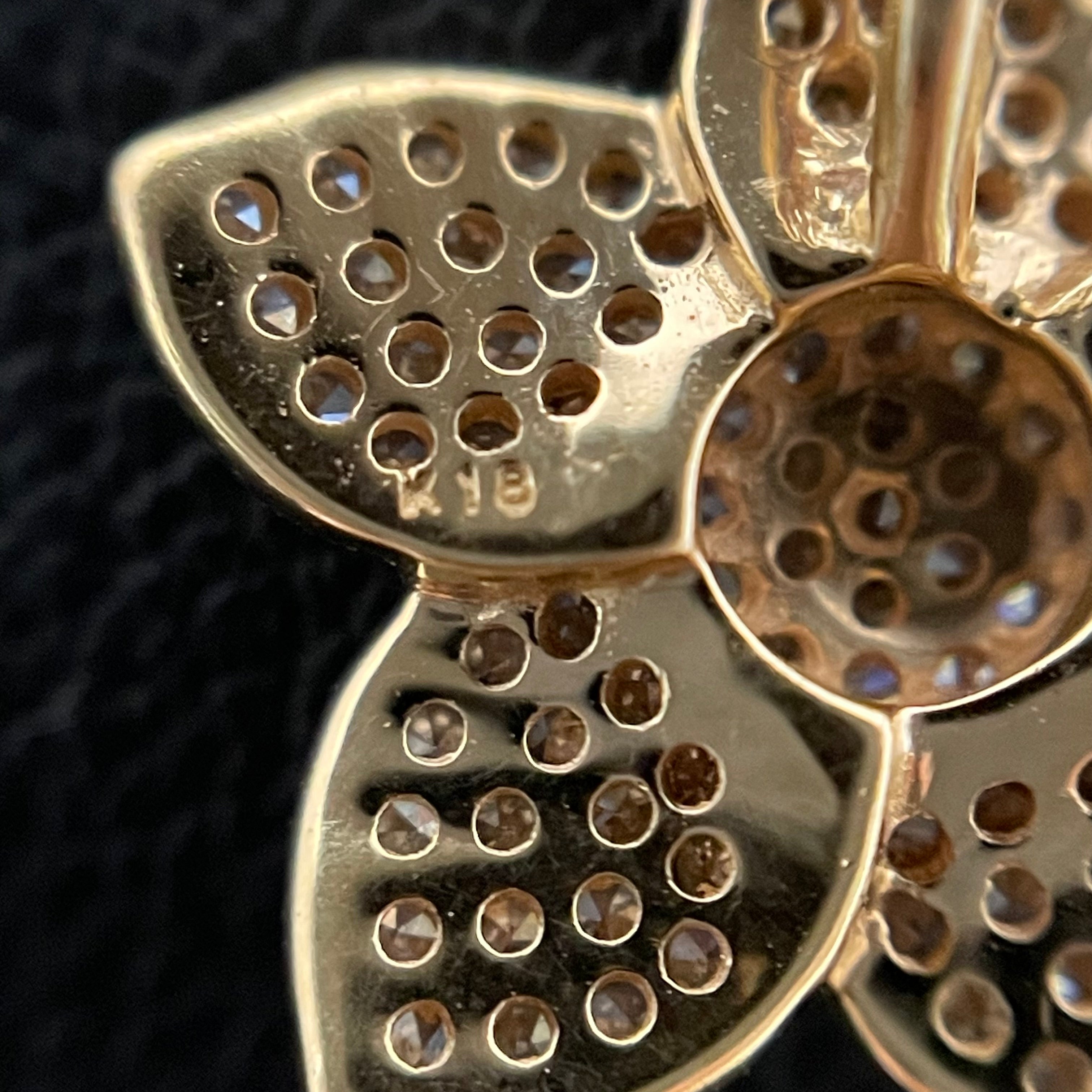 ノンブランド_ K18RGダイヤモンドFD0.28ct_ ペンダントネックレス_ 中古品