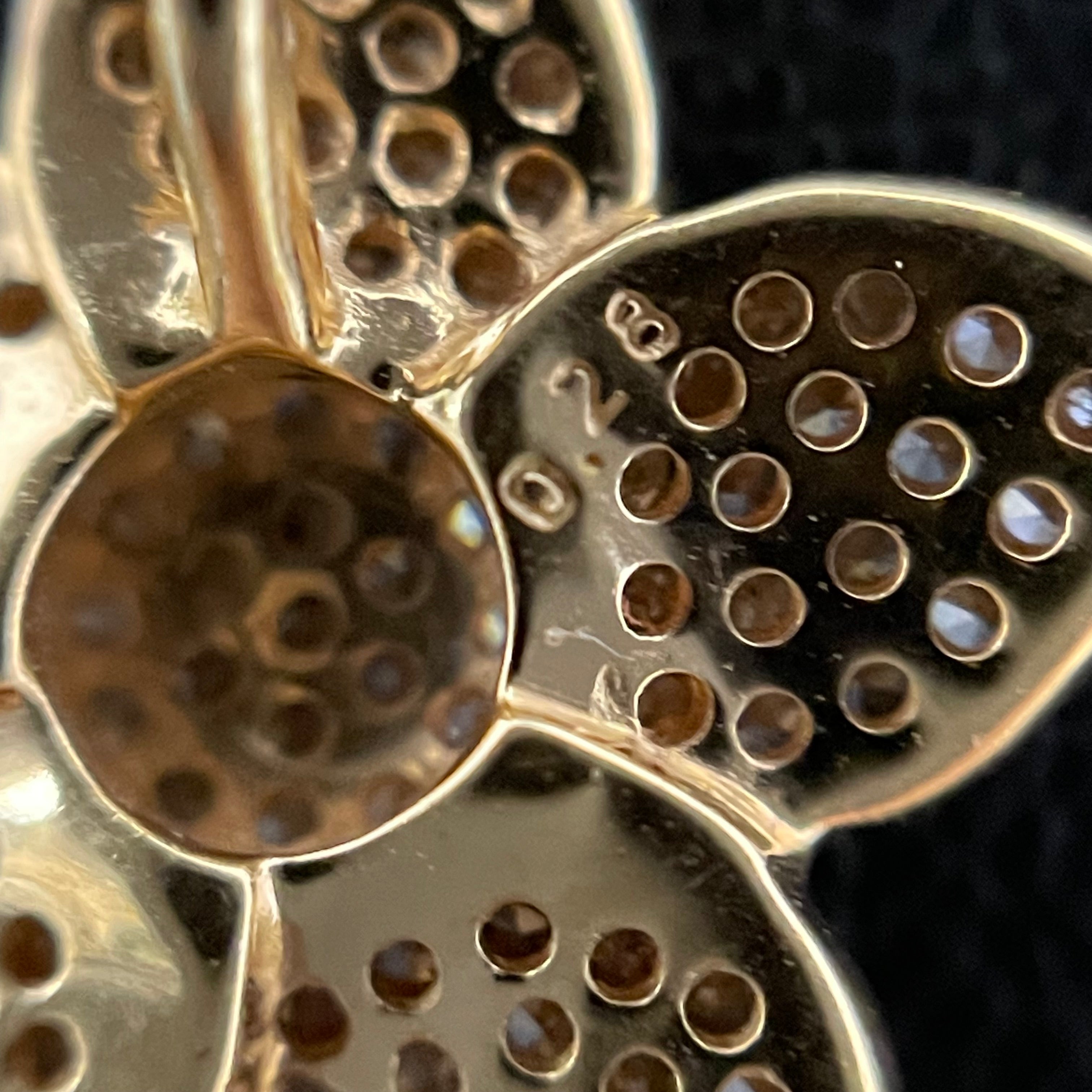 ノンブランド_ K18RGダイヤモンドFD0.28ct_ ペンダントネックレス_ 中古品