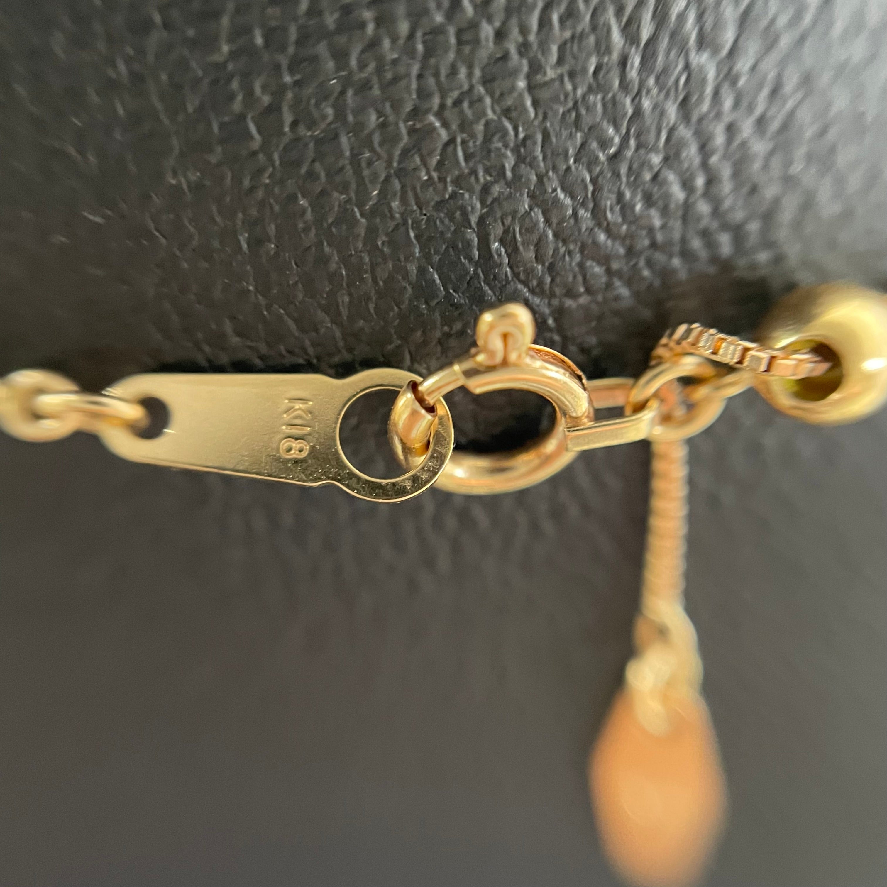 ノンブランド_ K18RGダイヤモンドFD0.28ct_ ペンダントネックレス_ 中古品